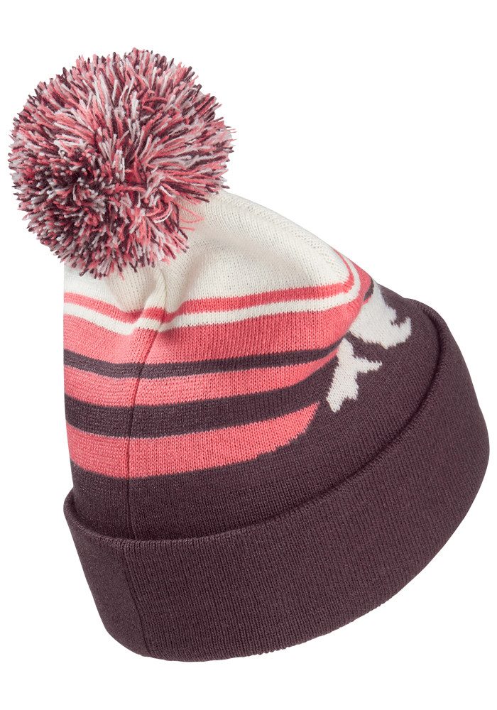 Jack Wolfskin Pomponmuts STRIPY POMPOM BEANIE K