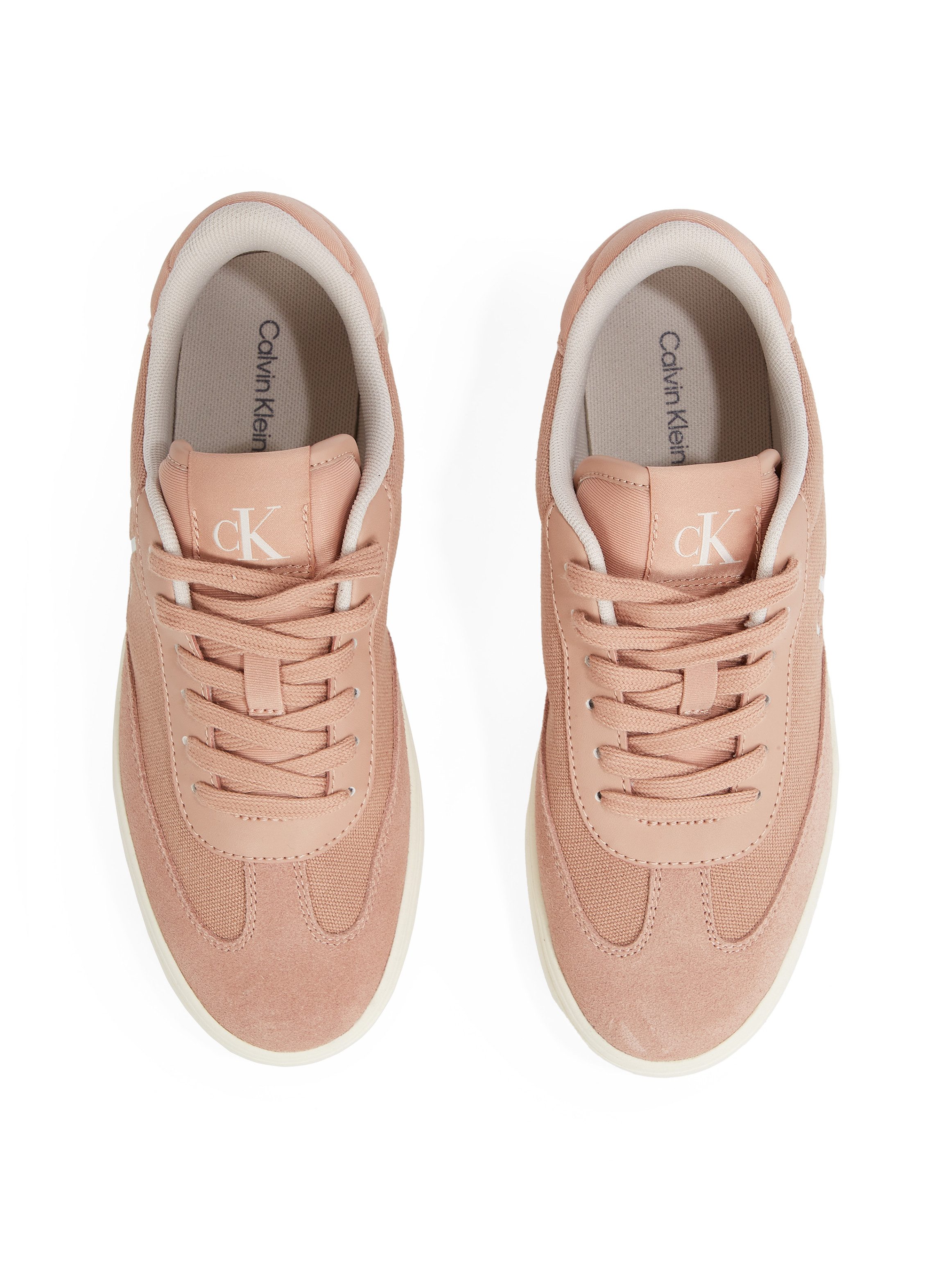 Calvin Klein Sneakers CLASSIC CUPSOLE LOW MIX MG WN veterschoenen vrijetijdsschoen lage schoen met logo-opschrift aan de zijkant