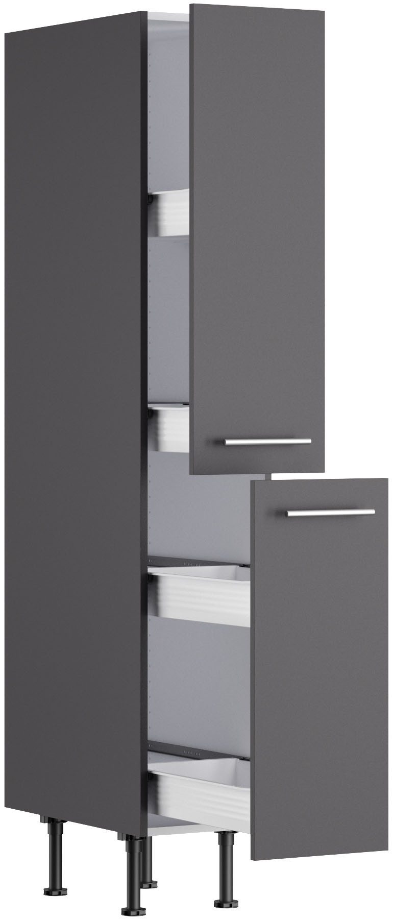 OPTIFIT Apothekerskast Bern2 Breedte 30 cm, hoogte 176,6 cm, 2 uittrekken (hoogte 89,2 /70 cm)
