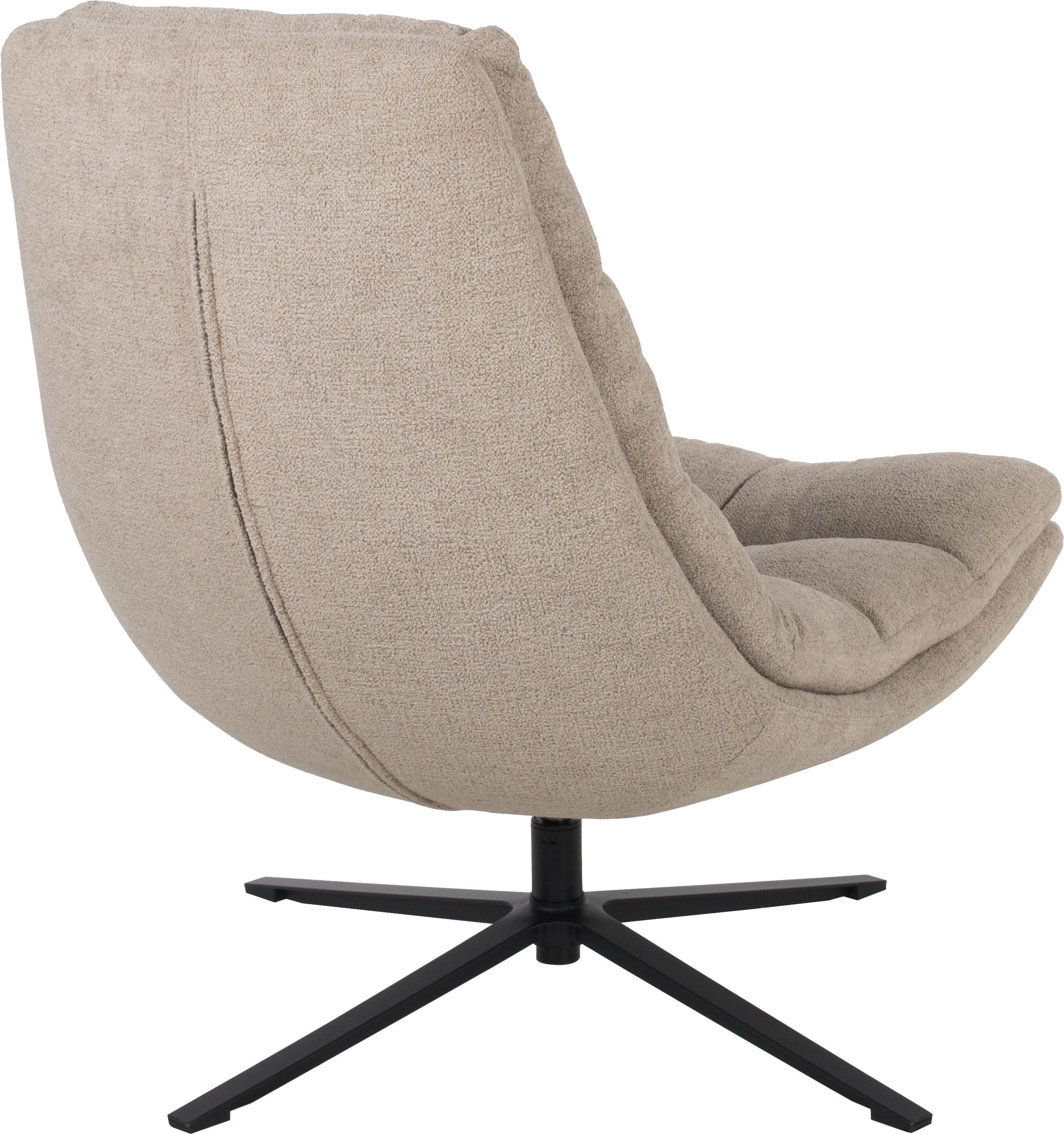 Duo Collection Relaxfauteuil PORTO 360° draaibaar, dubbele bekleding, met poef, tot 115 kg belastbaar