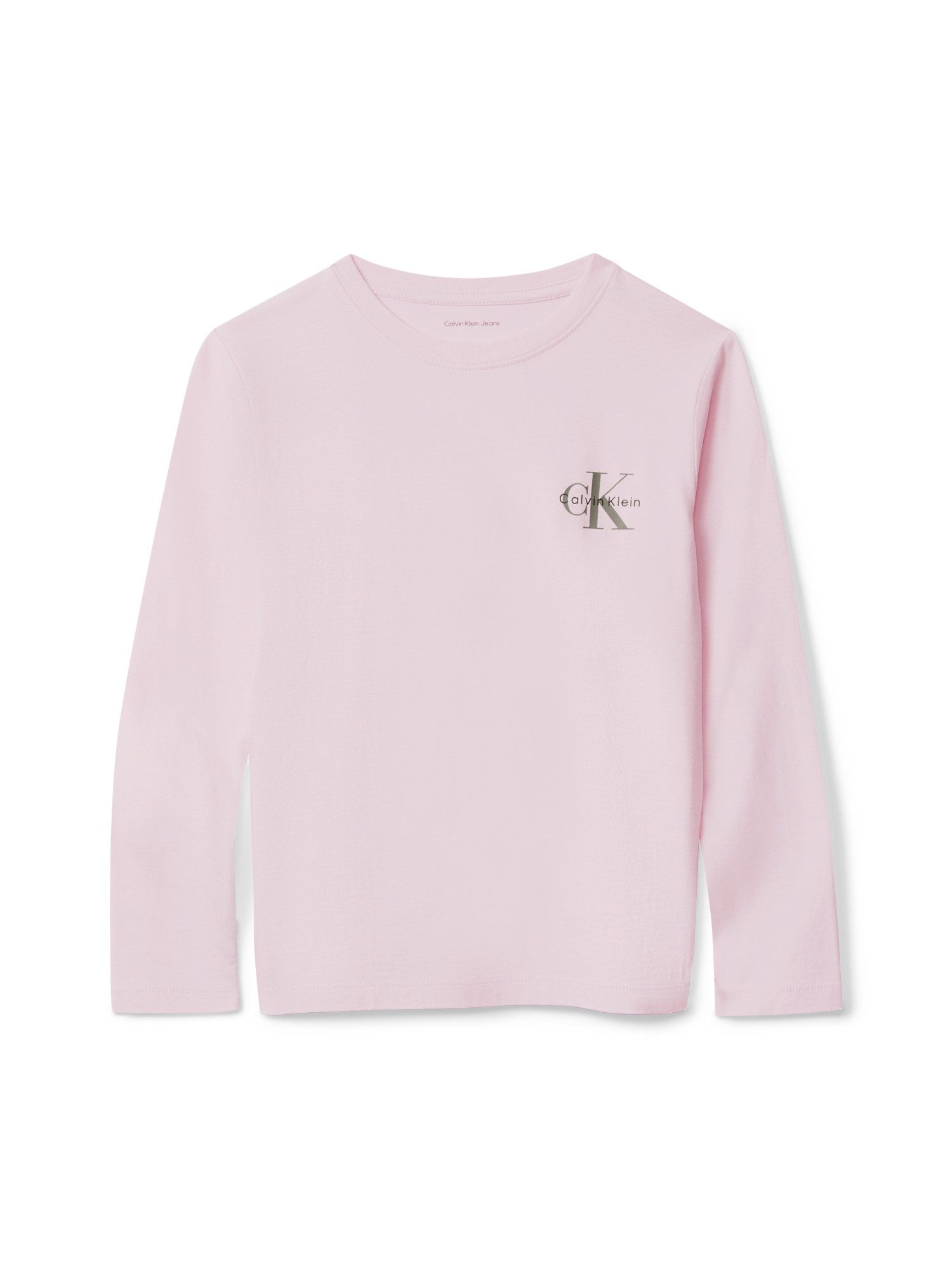 Calvin Klein Shirt met lange mouwen Chest Monologo Ls T-Shirt