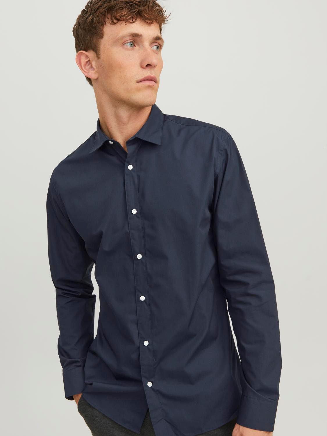 Jack & Jones Overhemd met lange mouwen JJJOE SHIRT LS PLAIN