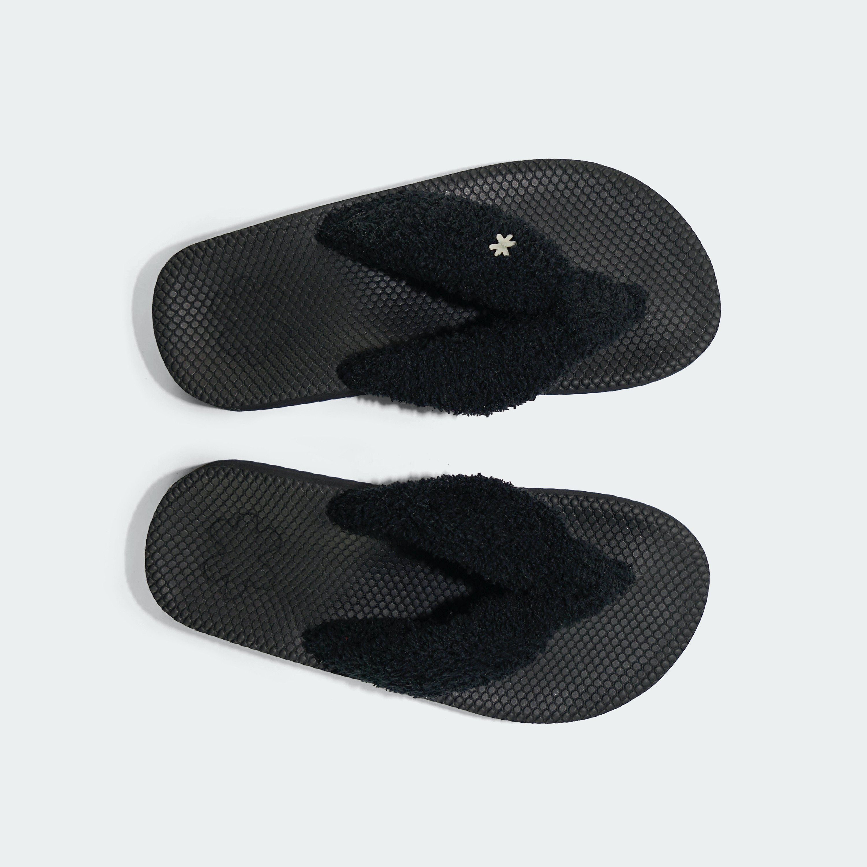 Flip Flop Pluchen pantoffels Comfy*spa met lichte plateauzool