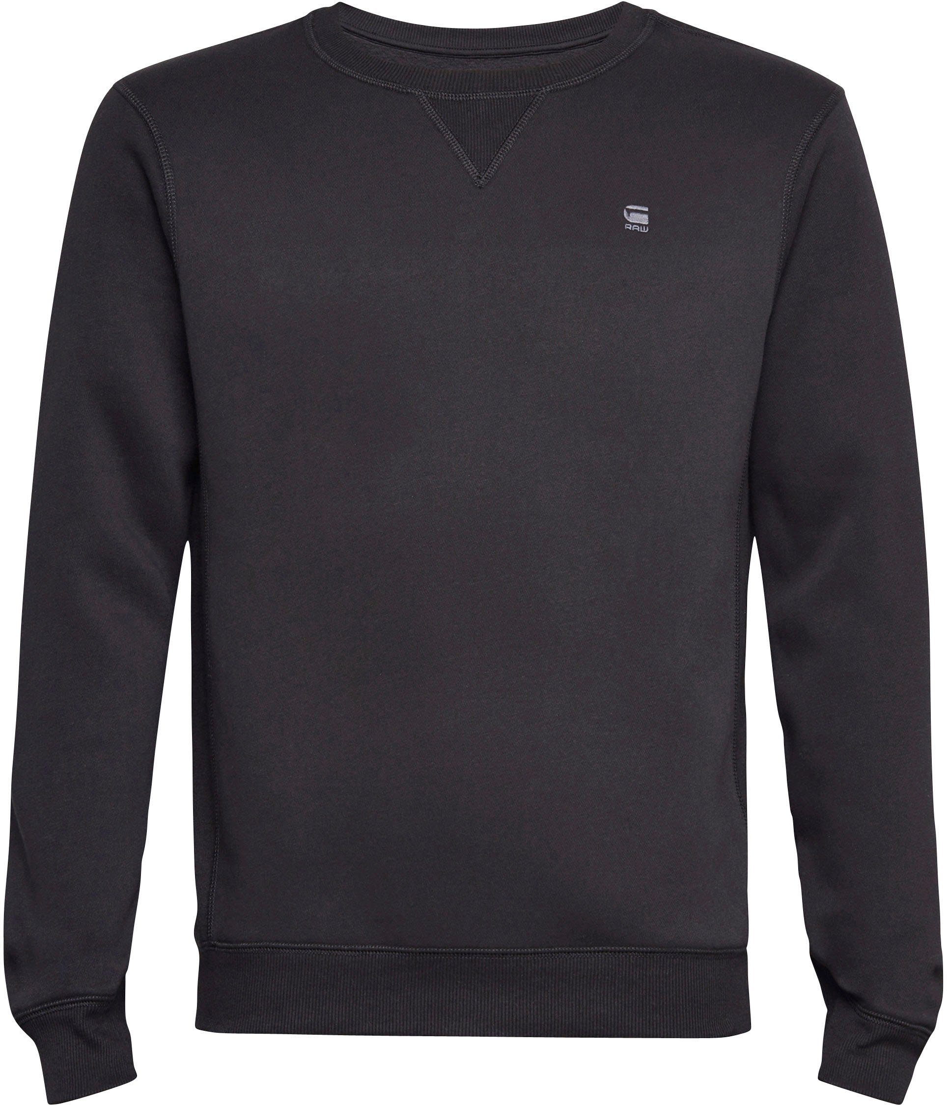 G-Star RAW Sweatshirt Premium Core Pacior Sweat met rib-inzetten aan de zijkanten