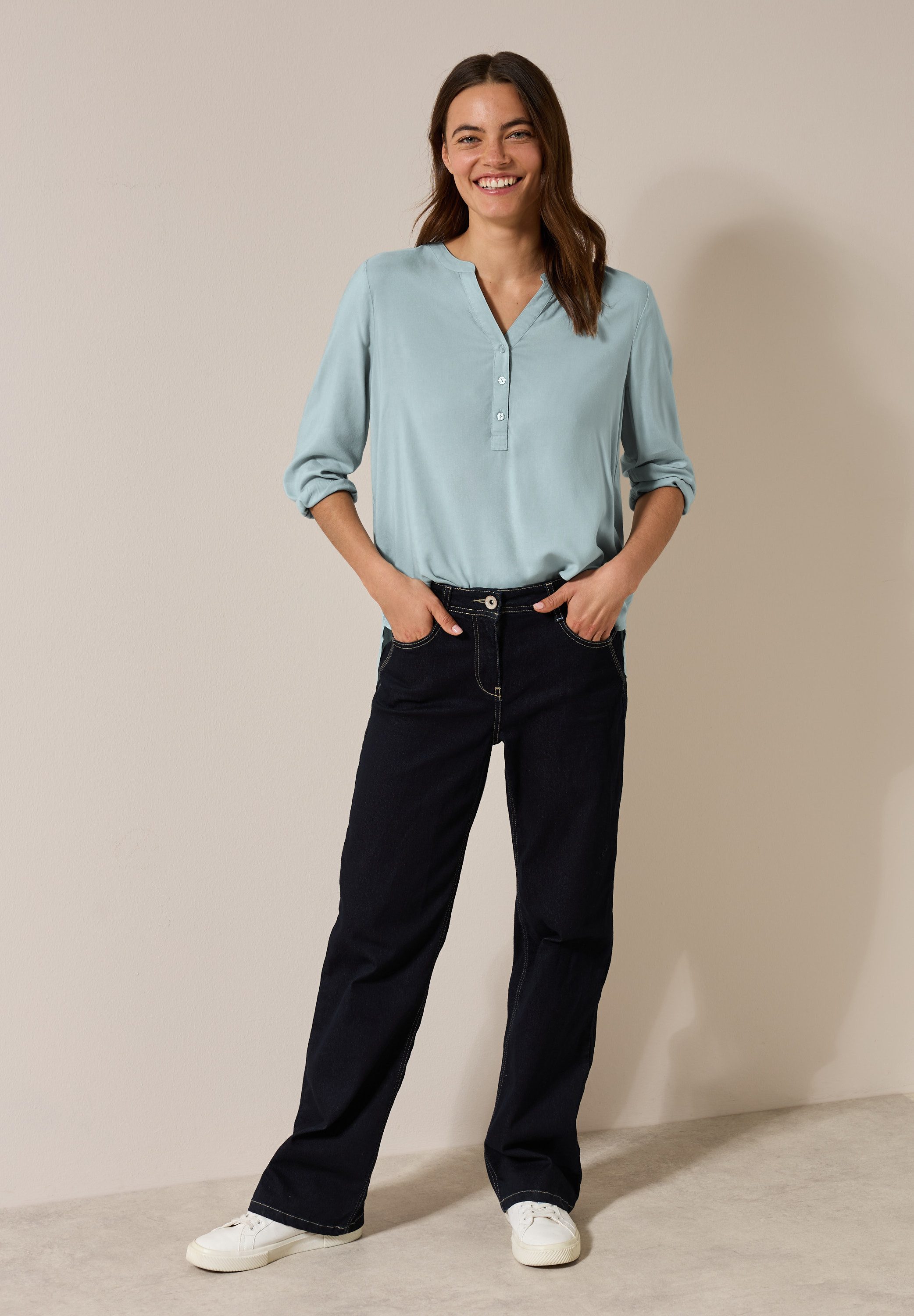 Cecil Klassieke blouse in unikleur