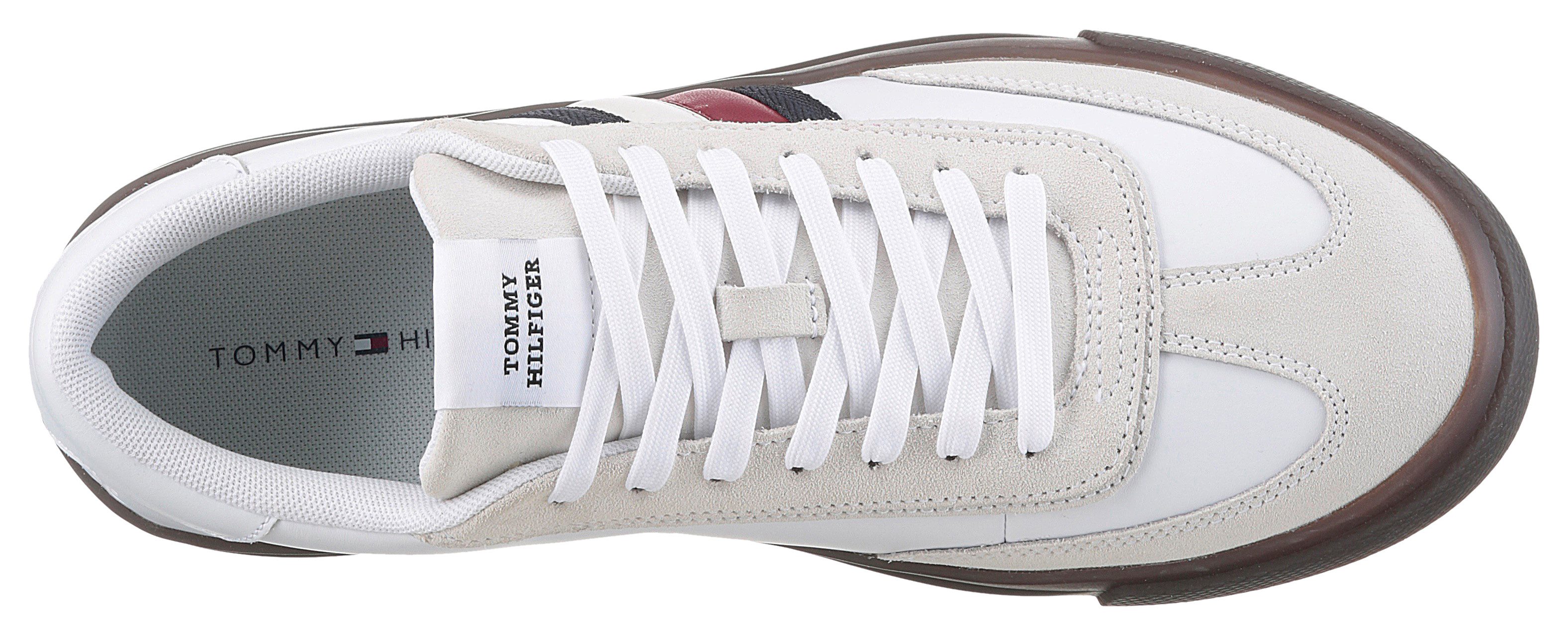 Tommy Hilfiger Sneakers TH CUPSET TERRACE , vrijetijdsschoen, lage schoen, veterschoen met zijstrepen
