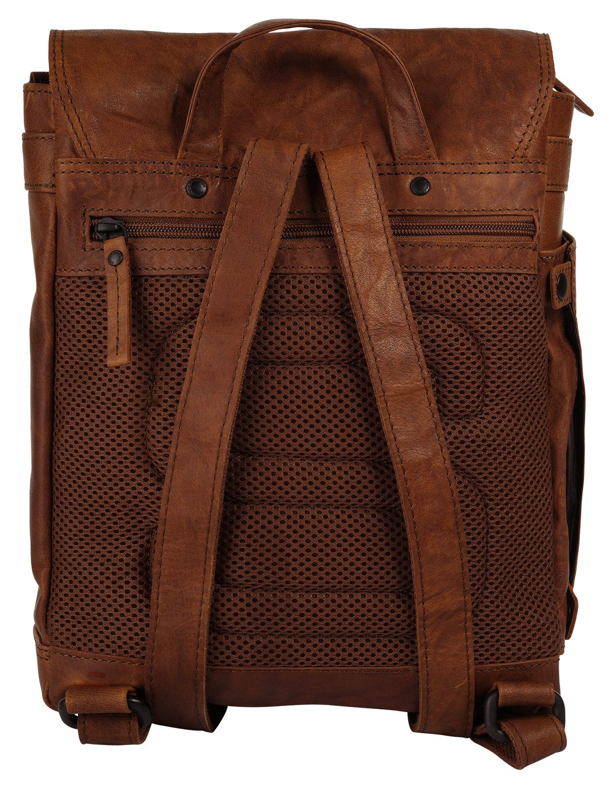 Spikes & Sparrow Laptoprugzak echt leder