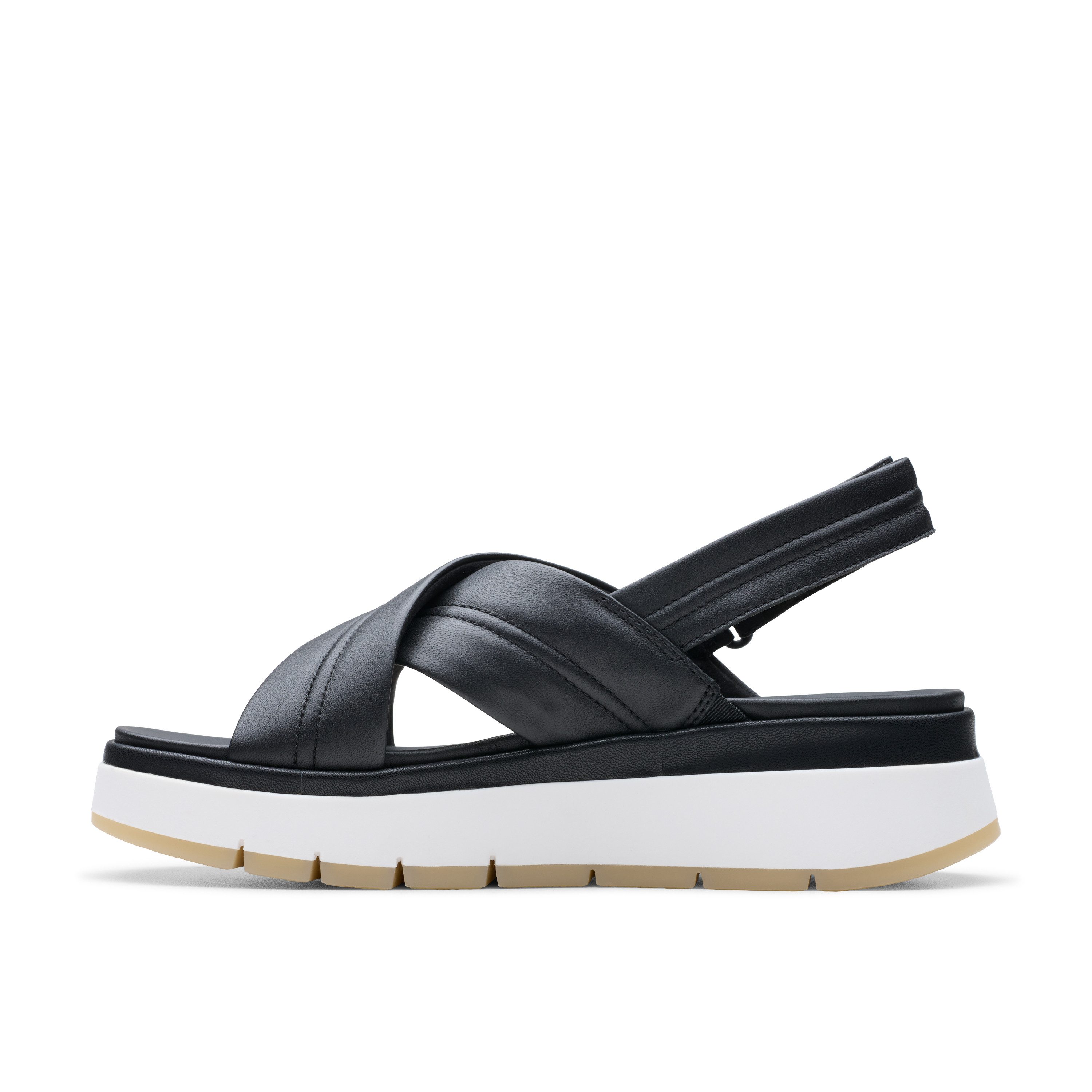 Clarks Sandalen Tuscan Cross , sandalette, flats, zomerschoen met plateausool