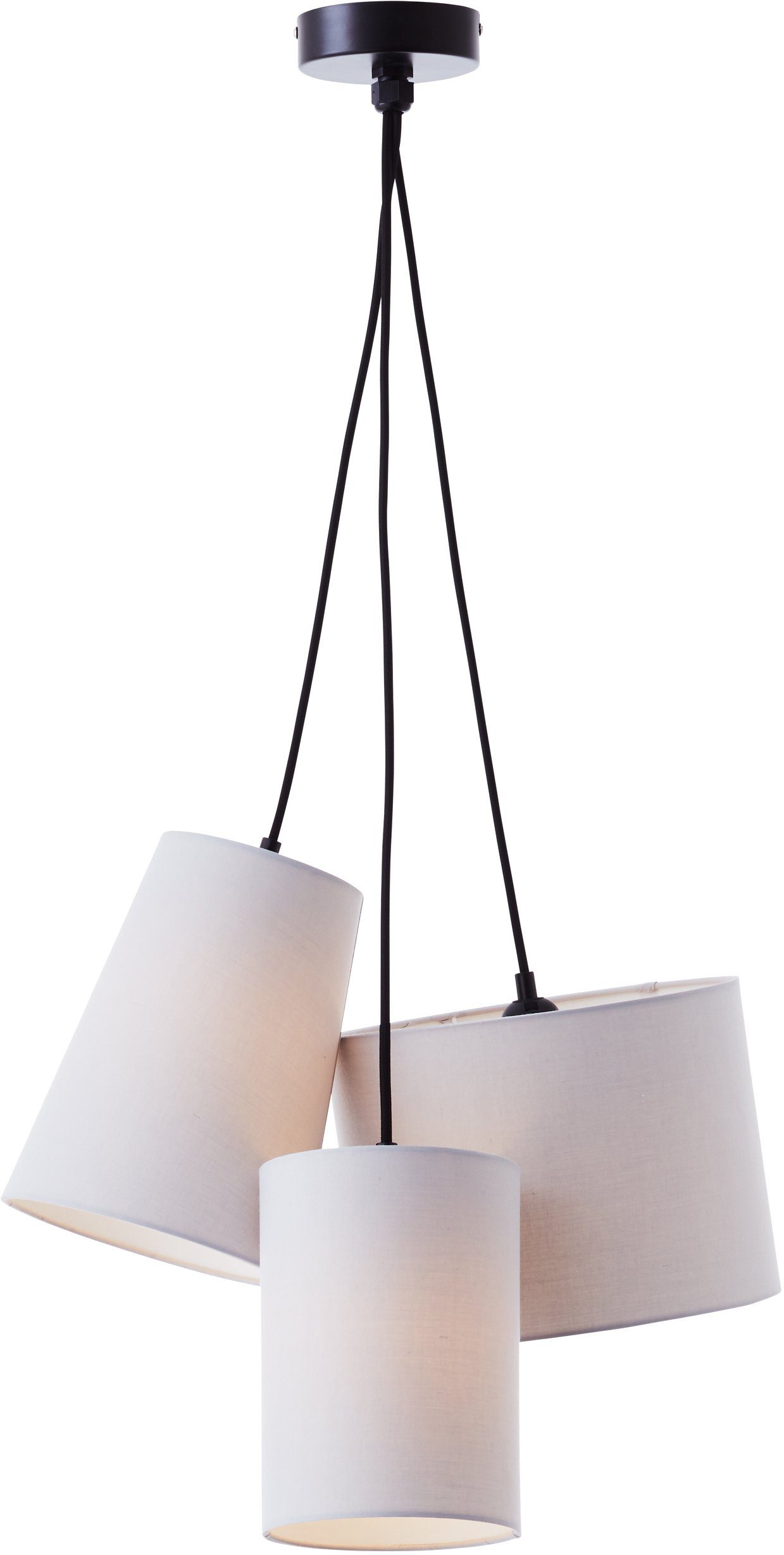 Places of Style Hanglamp ELIJAH Hanglamp textielen kap ø 44 cm (1 stuk)