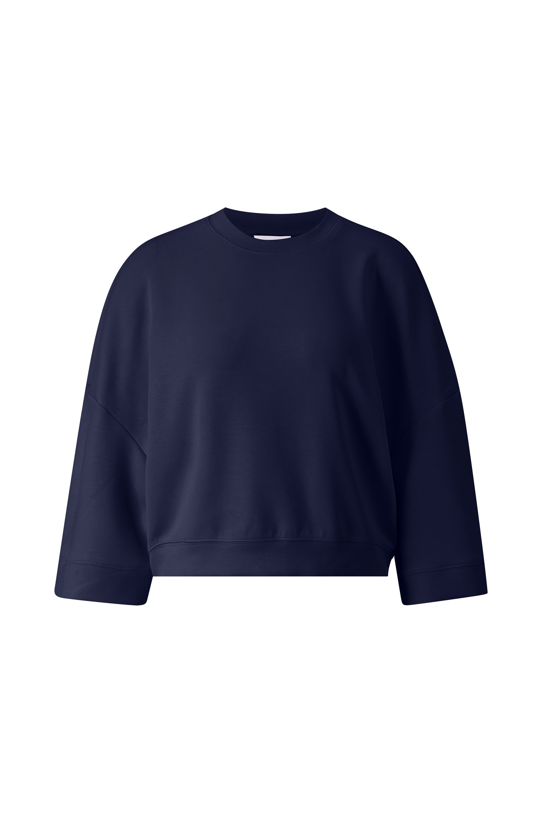 Rich & Royal Sweatshirt Tencel peached Shirt modieus kortarm sweatshirt
