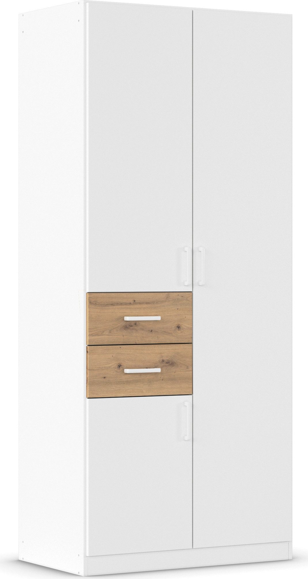 rauch Draaideurkast Kledingkast kast garderobe MAIKA met decor-front 2 lades, in verschillende breedtes, hoogtes, kleuren, made in germany