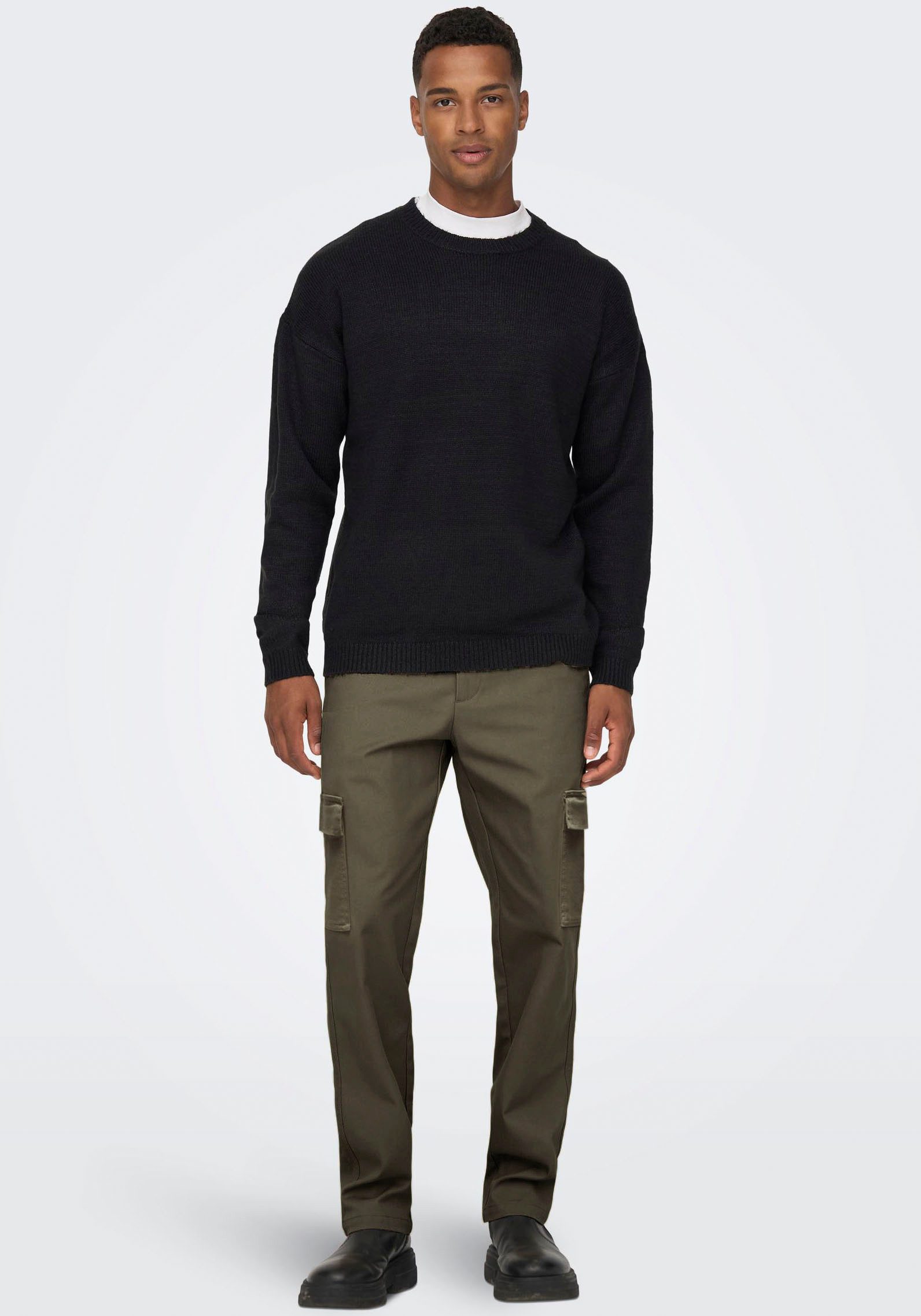 ONLY & SONS Cargobroek ONSEDGE-ED CARGO LOOSE PANT