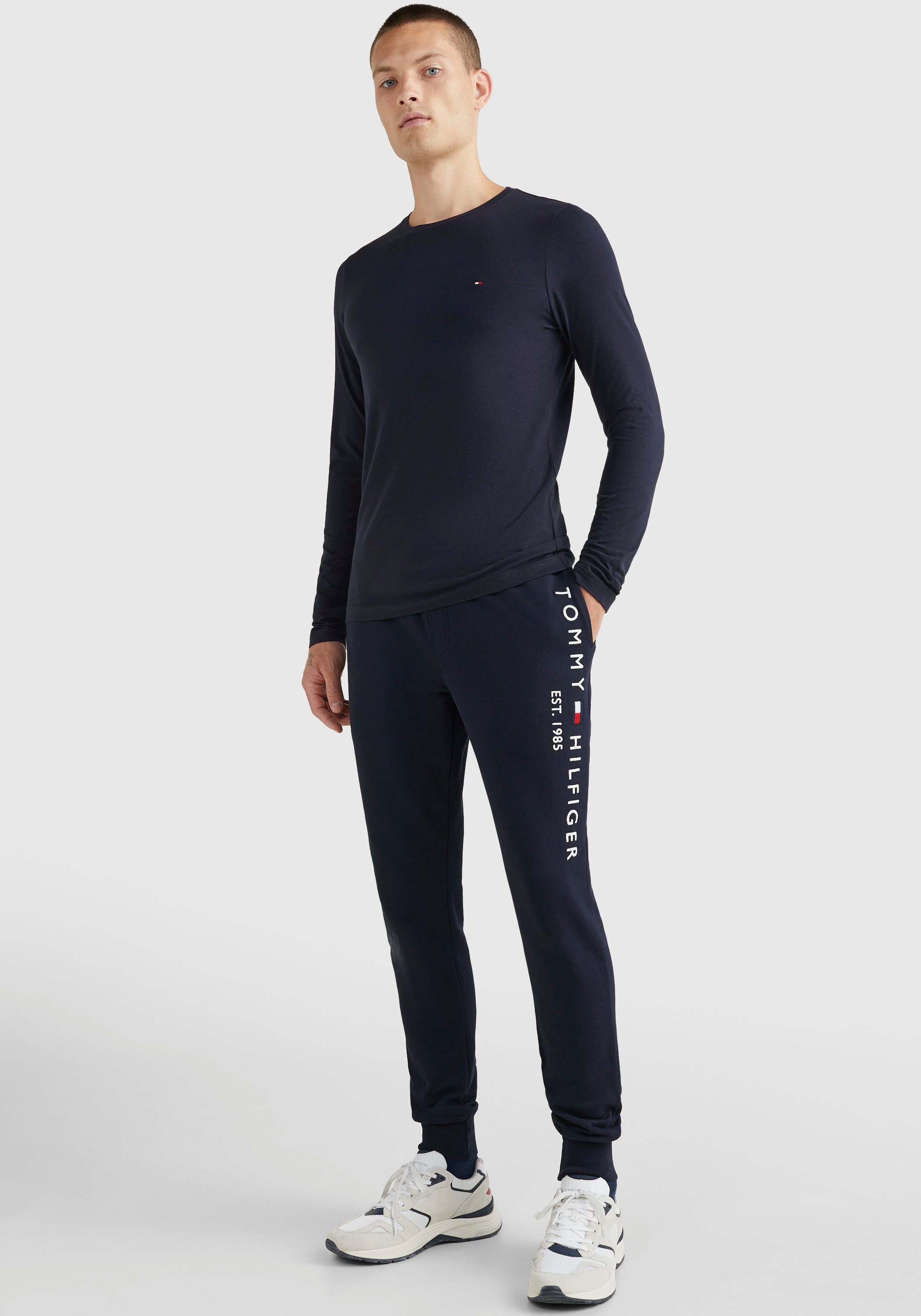 Tommy Hilfiger Shirt met lange mouwen STRETCH SLIM FIT LONG SLEEVE