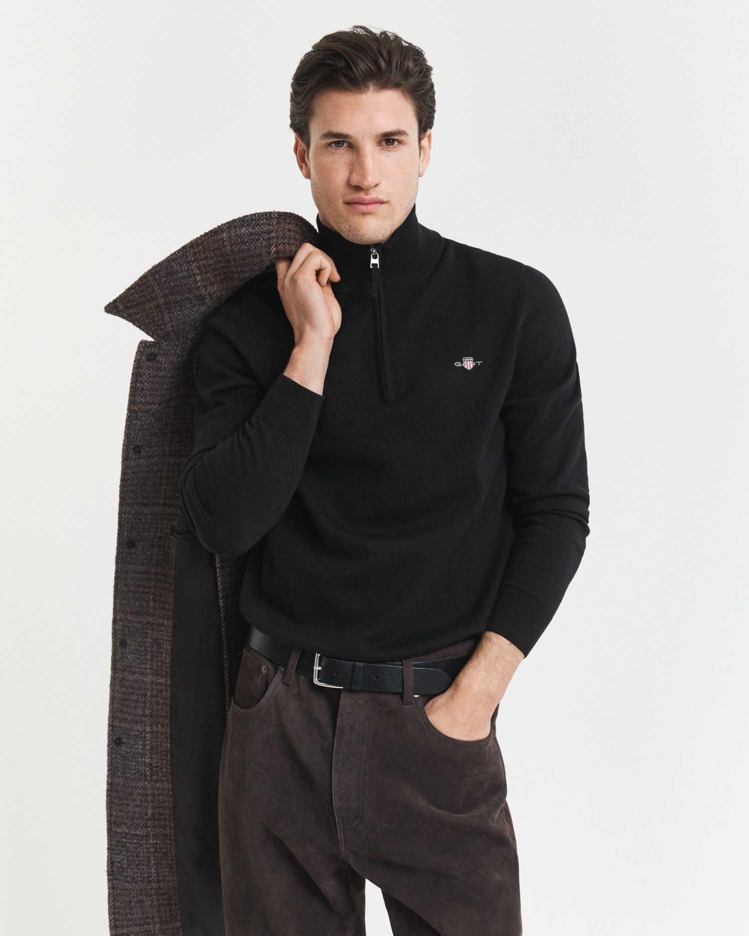 Gant Schipperstrui CLASSIC COTTON HALF ZIP