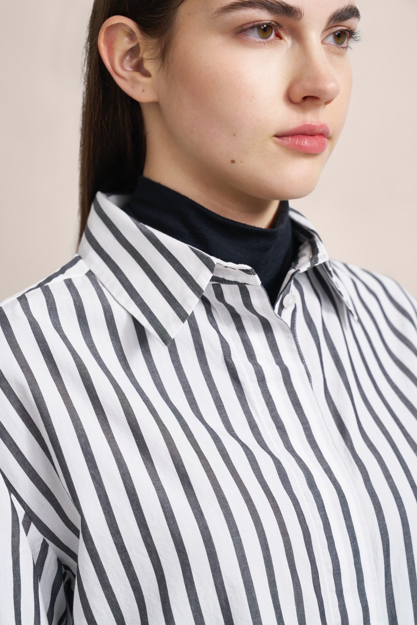 Bugatti Blouse met lange mouwen met verborgen knoopsluiting