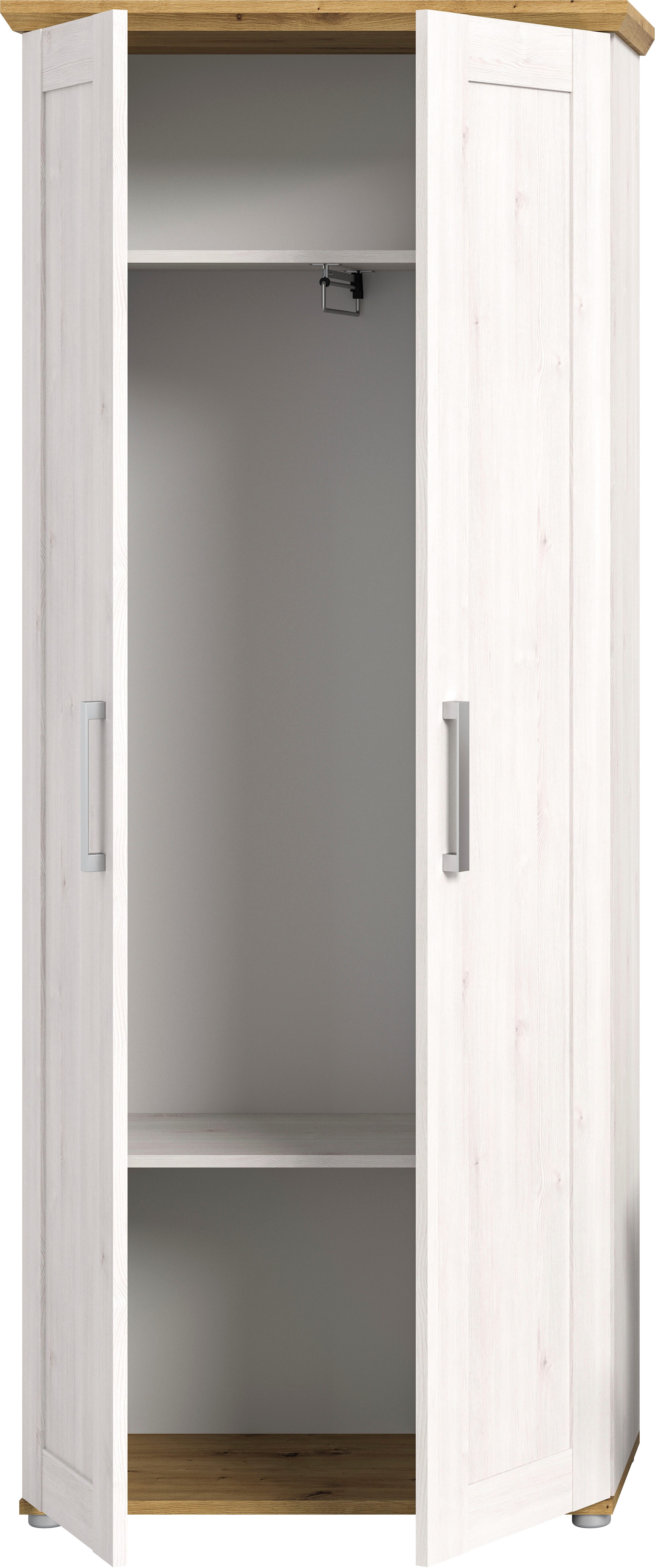 Home affaire Kledingkast Cosenza, Hoogte 196 cm, 2 Deuren, 2 Planken, 1 Kledingstang