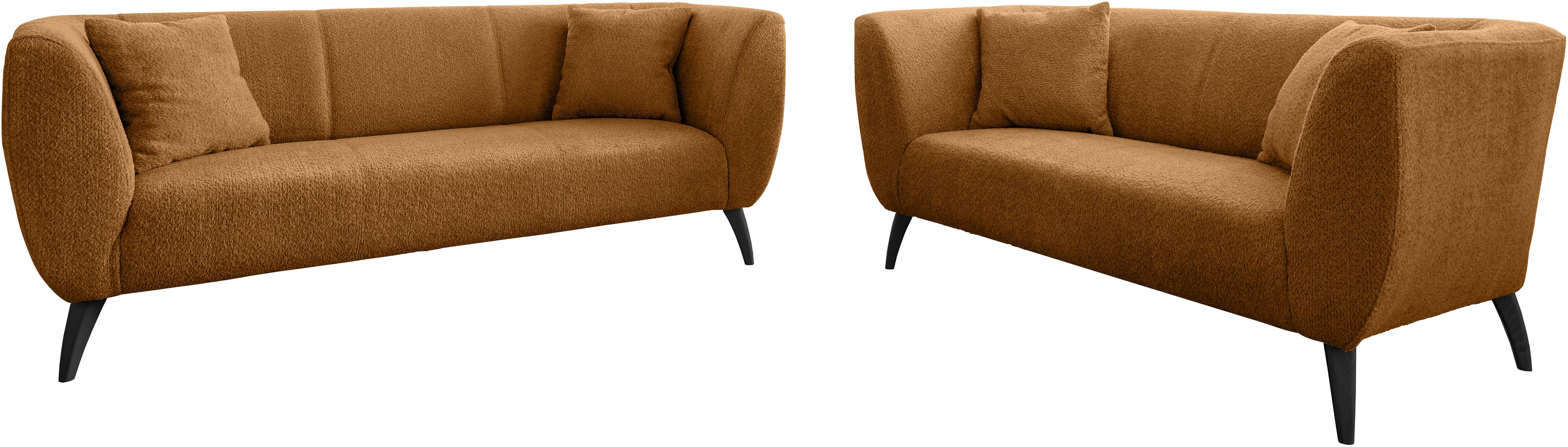 INOSIGN Zithoek Colori ook als loveseat verkrijgbaar (set, 2-delig) goud(kleur), zithoeken