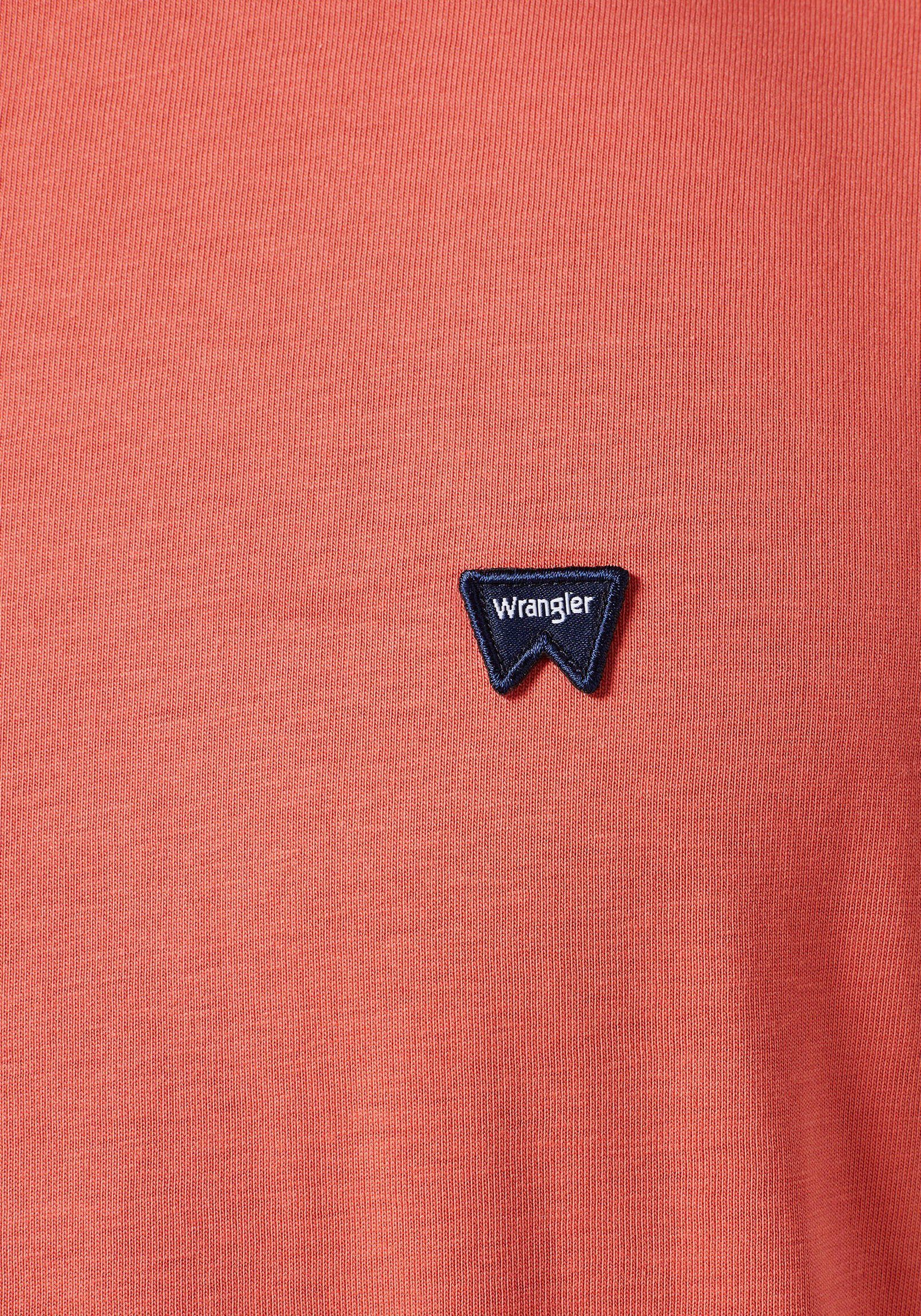 Wrangler Shirt met korte mouwen met logoborduursel op borsthoogte