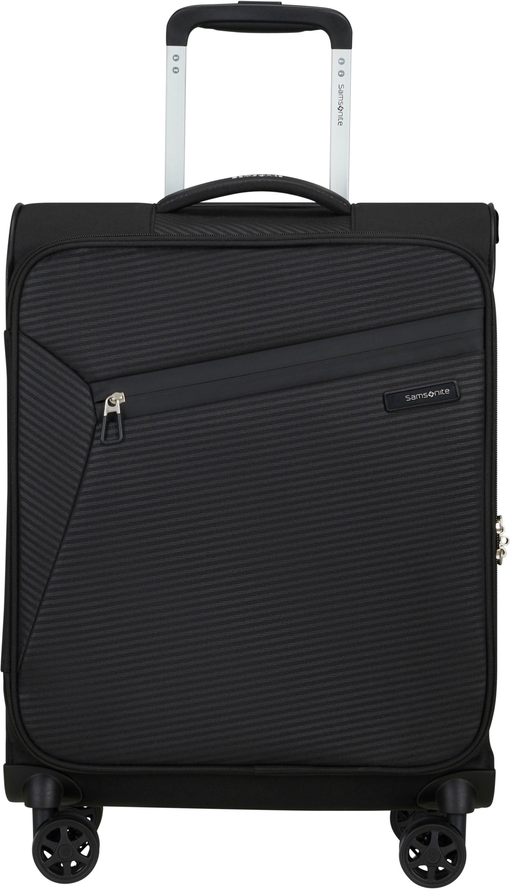 Samsonite Litebeam Spinner 55 black Zachte koffer