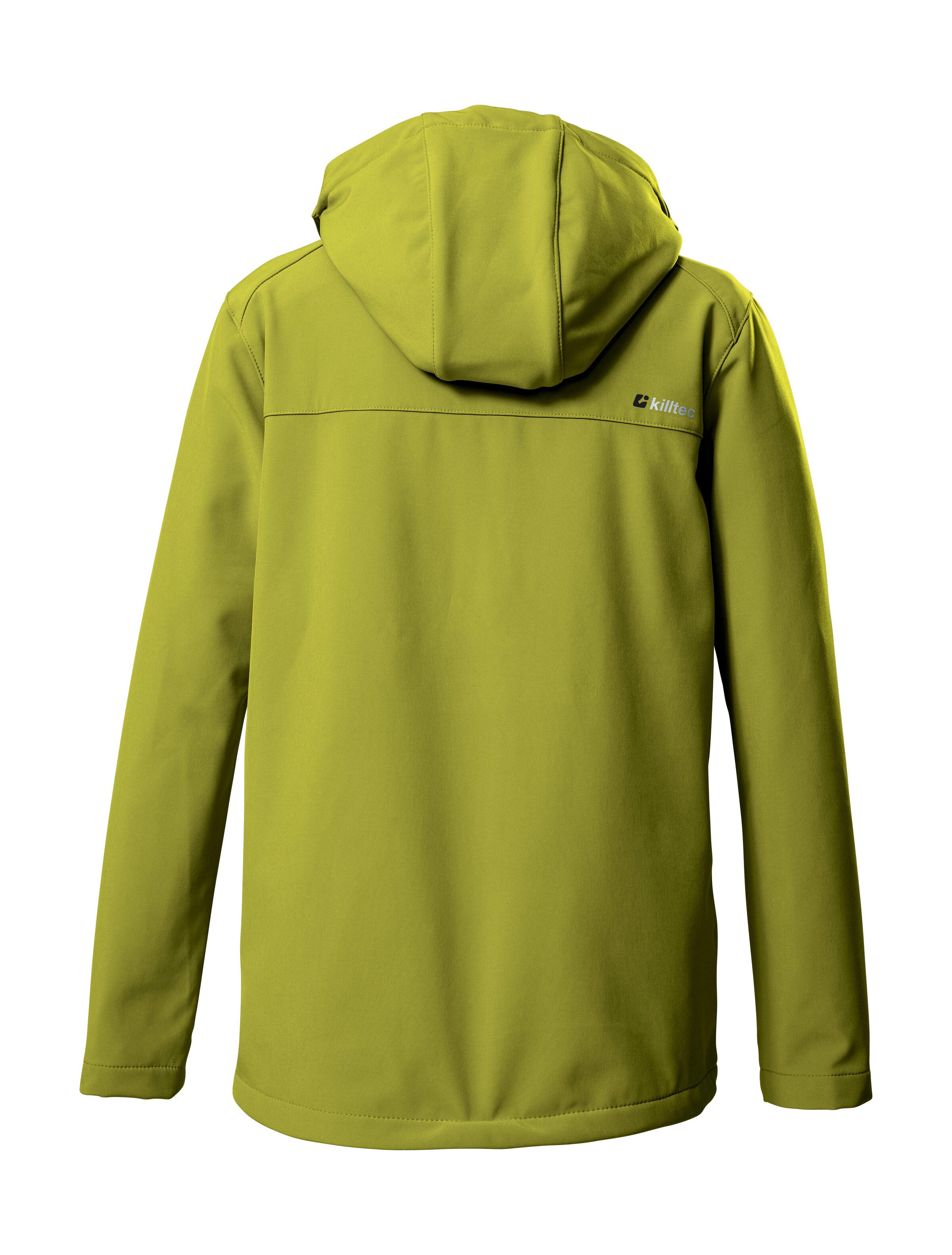 Killtec Softshell-jack Boys softshell-jack Waterafstotende softshelljack met capuchon, fleece en PFAs-vrij