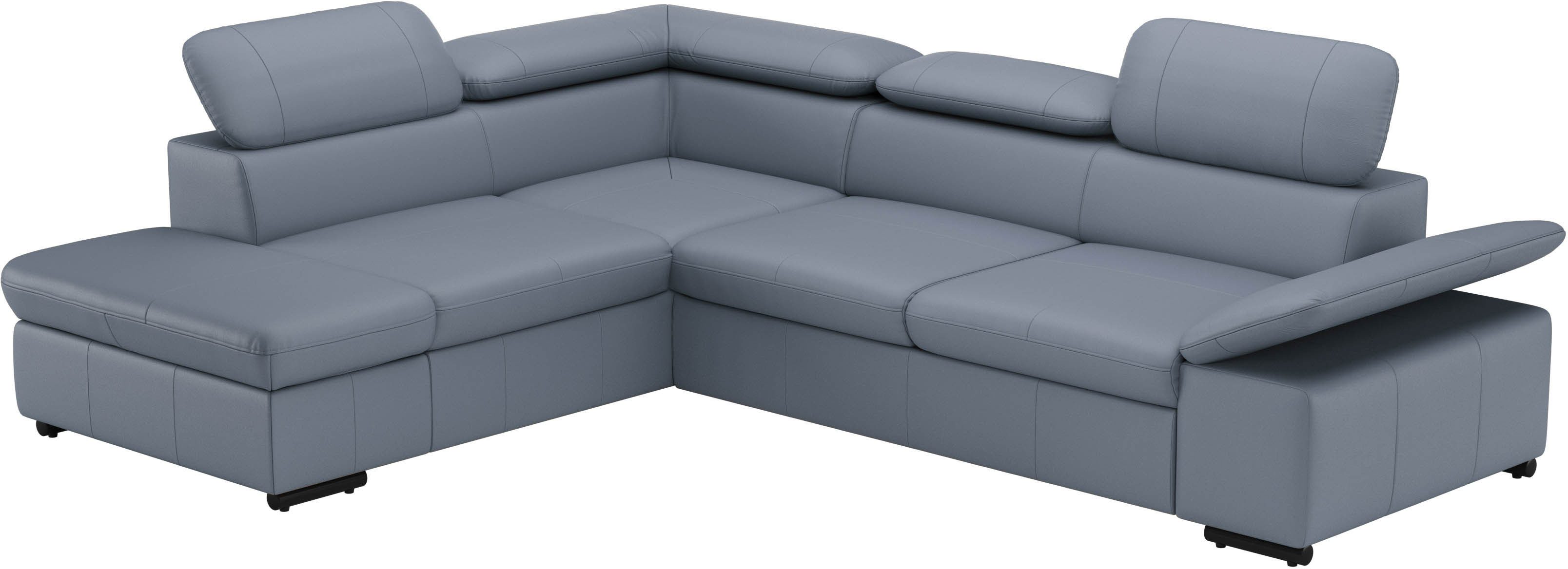 sit&more Hoekbank Alcudia L-vorm met armverstelling, optionele hoofdeindverstelling en bedfunctie