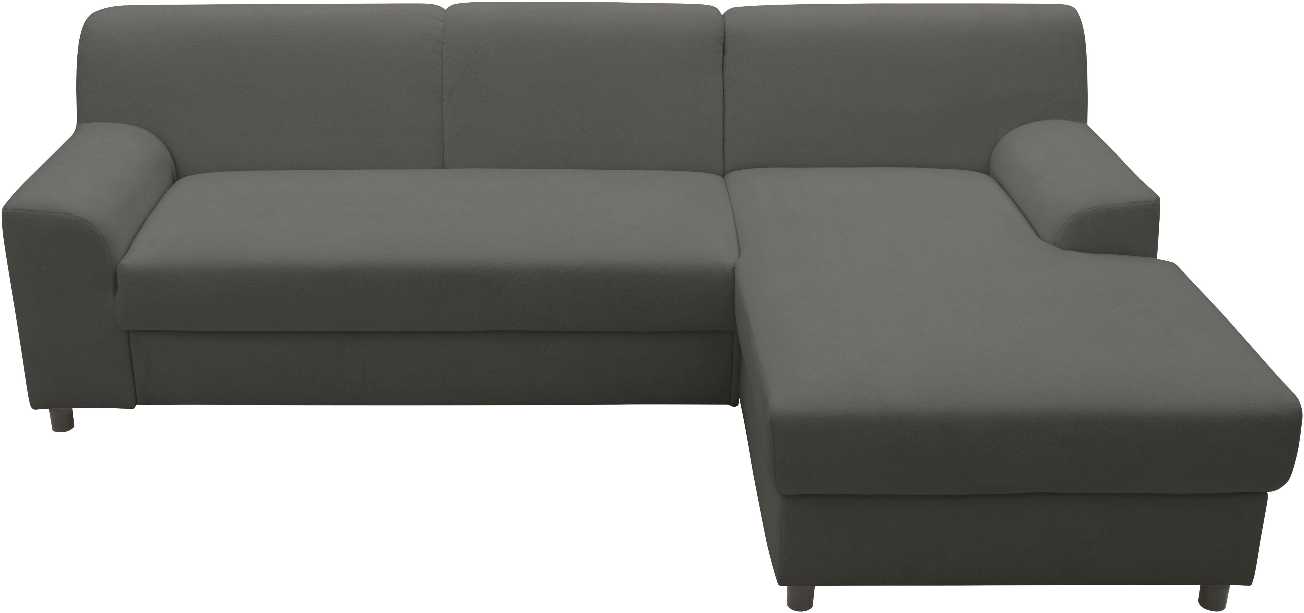 INOSIGN Hoekbank Turah 2, L-vorm, in Cord en waterafstotende microvezel, Vering B/D/H: 241/146/79 cm, incl. sierkussen, optioneel met bedfunctie