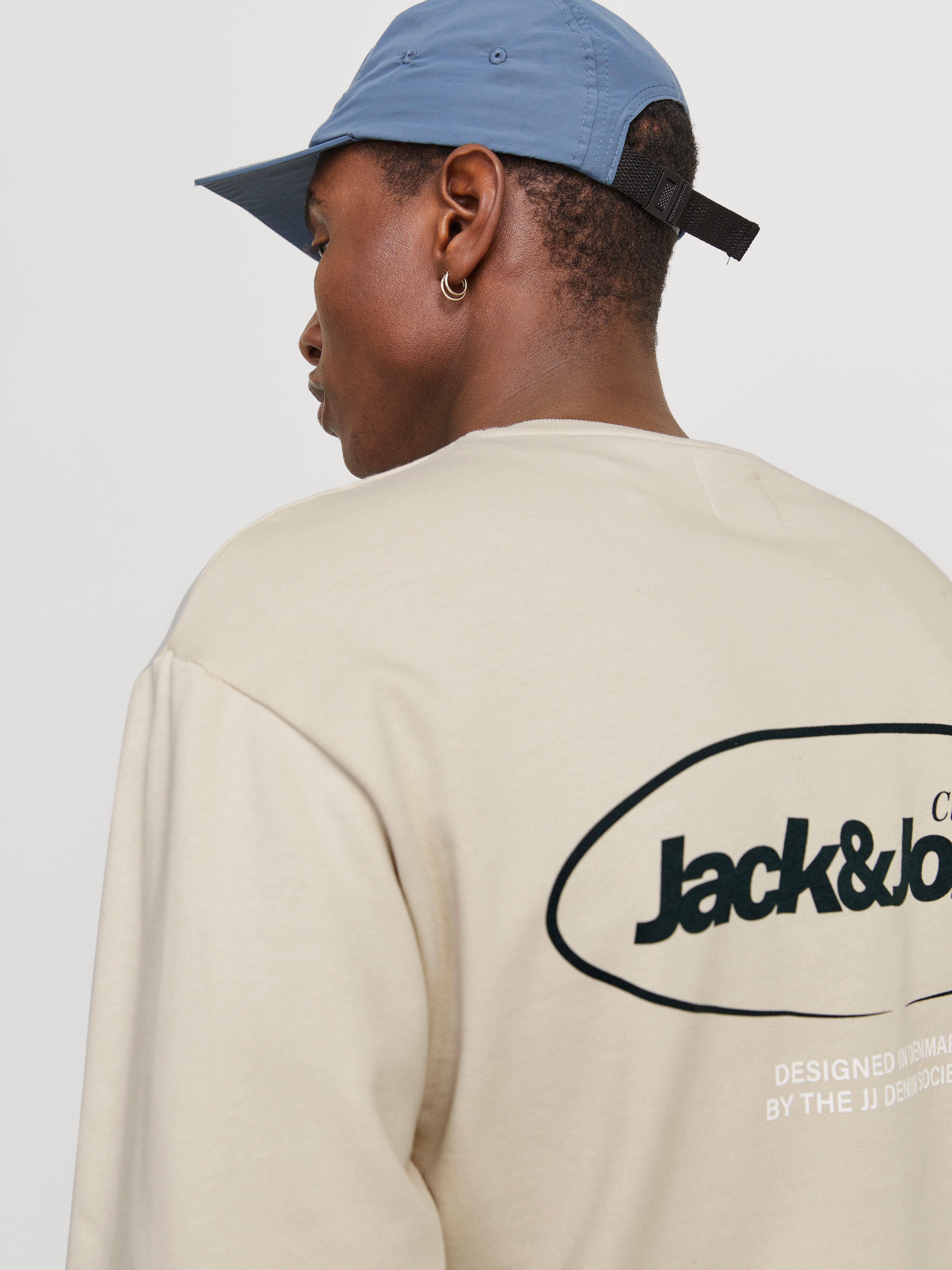 Jack & Jones Sweatshirt JJEBRADLEY GRAPHIC SWEAT CREW NOOS