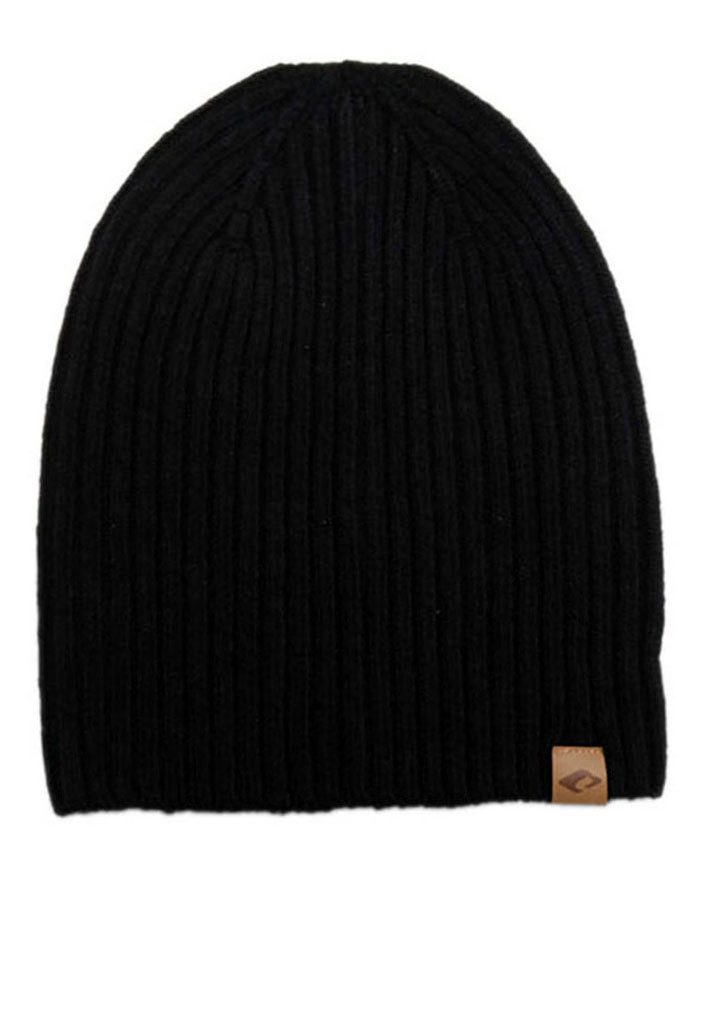 chillouts Beanie Justin Hat met chillouts-logo aan de zoom
