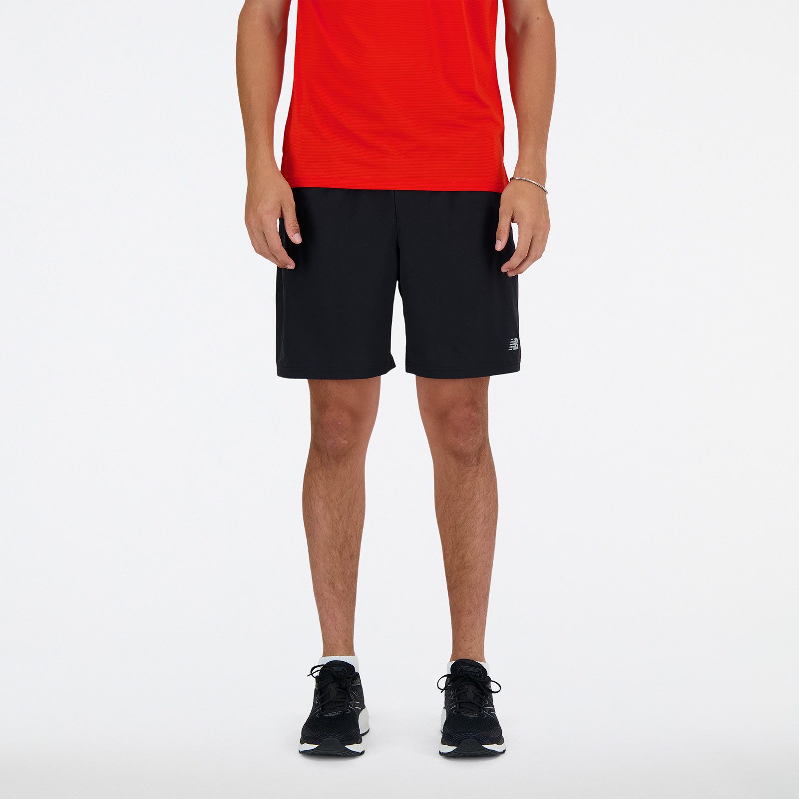 New Balance Essential Running Shorts Black- Heren Black