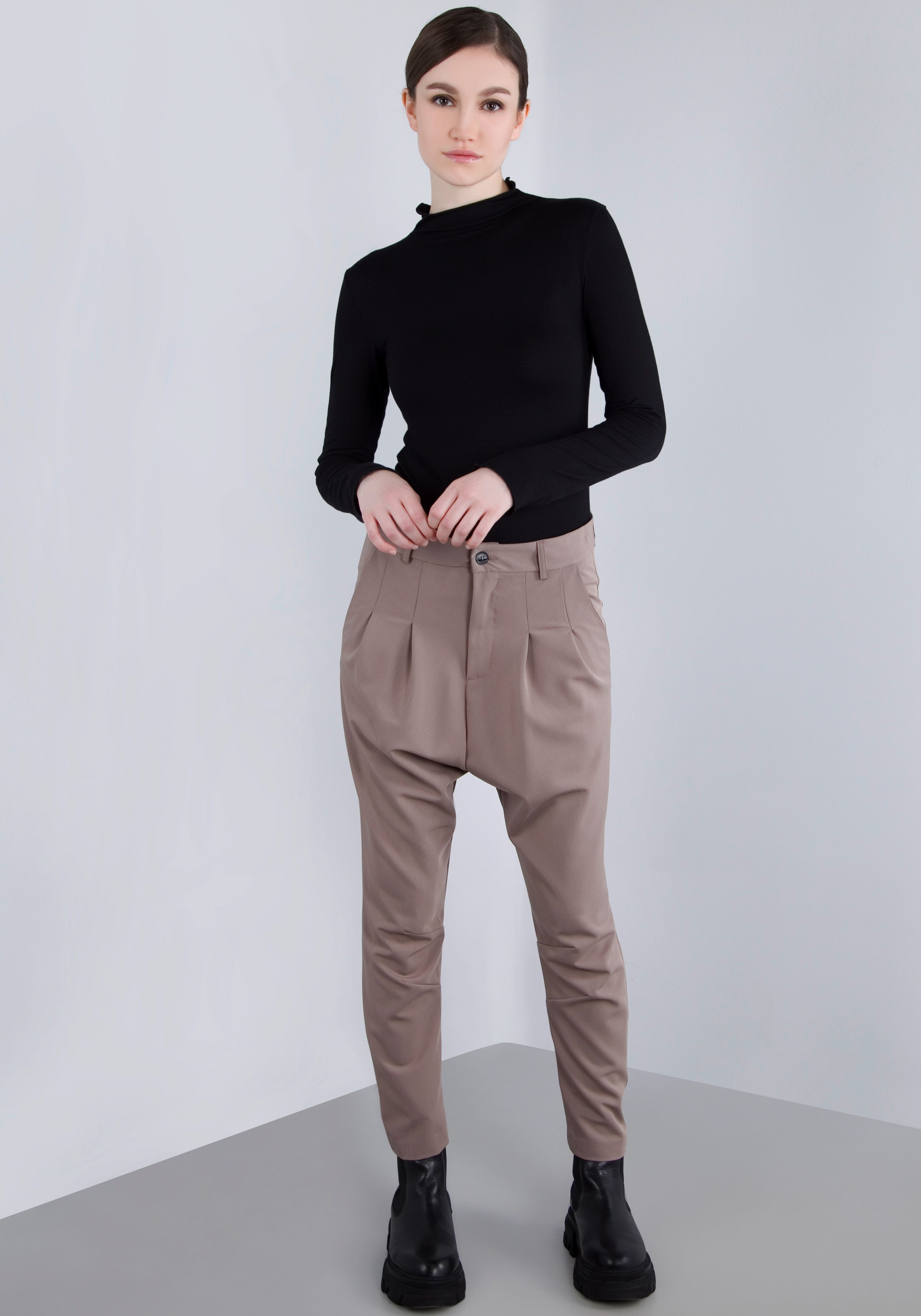 IMPERIAL Bandplooibroek casual fit