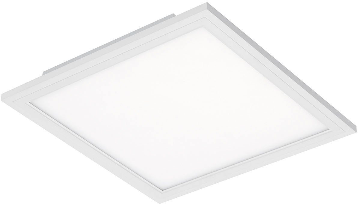 Briloner Leuchten Led-paneel 7191016 SIMPLE Plafondlamp, 29,5x29,5x5,5 cm, wit, 12W, woonkamer, slaapkamer