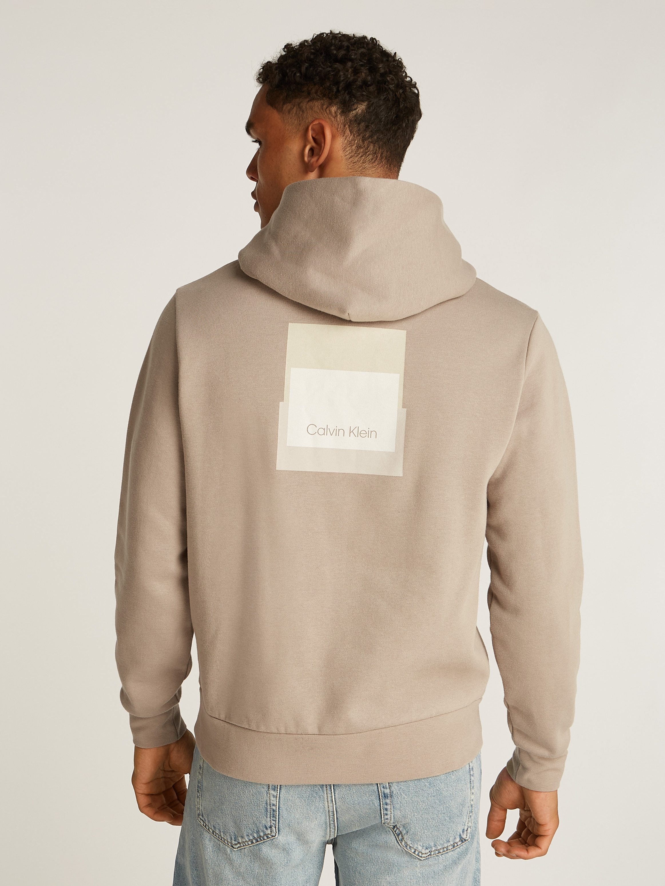 Calvin Klein Sweatshirt STACKED COLOR BLOCK BACK HOODIE