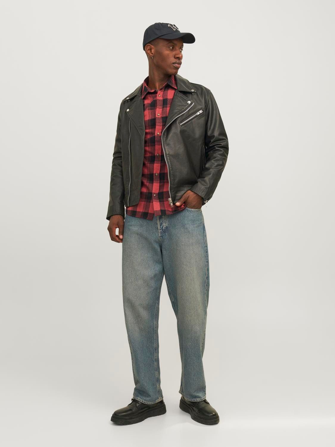 Jack & Jones Overhemd met lange mouwen JJJOSHUA FALL BUFFALO SHIRT LS