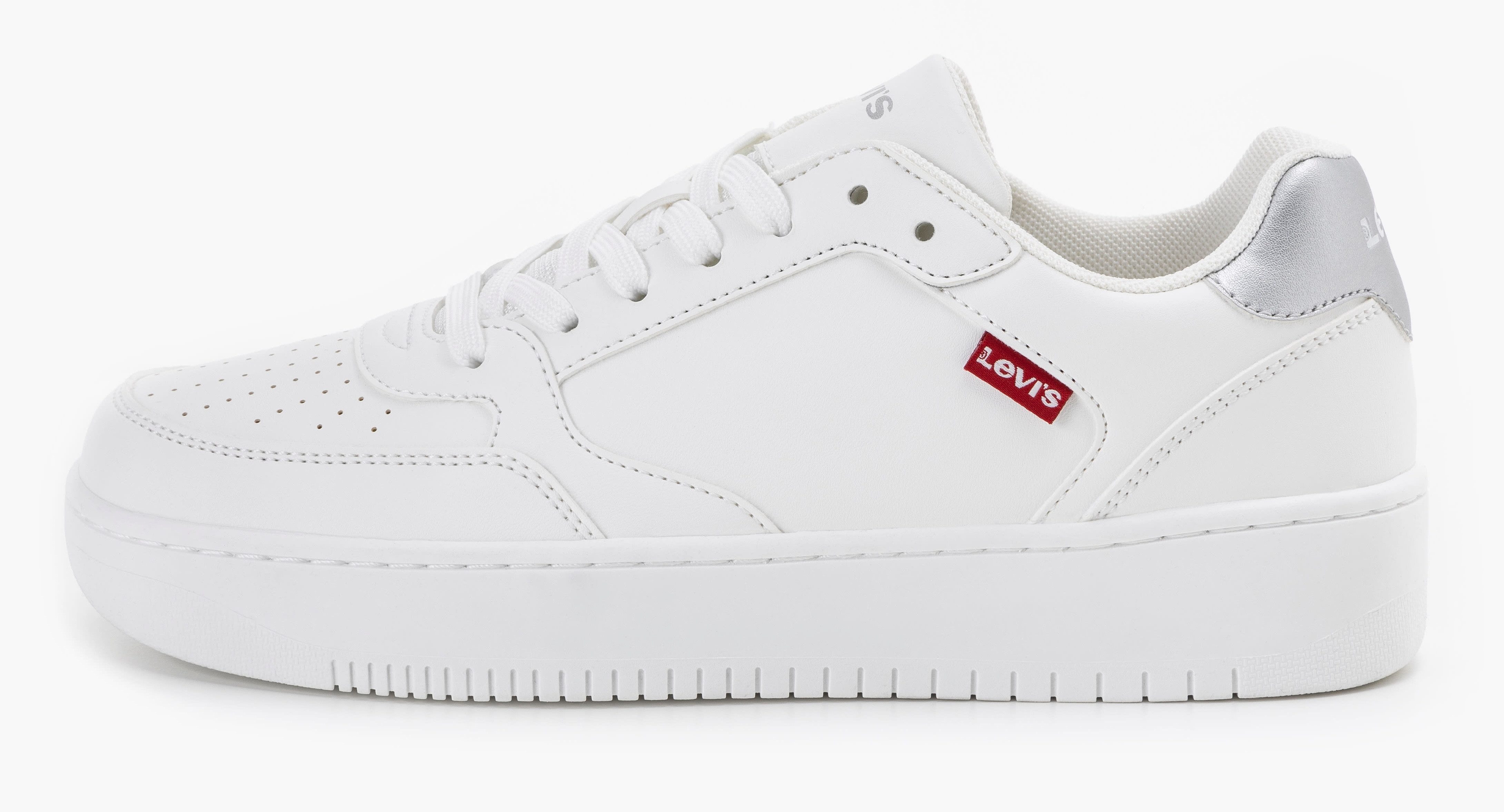 Levi's Sneakers Paige vrijetijdsschoen lage schoen veterschoen met rood label