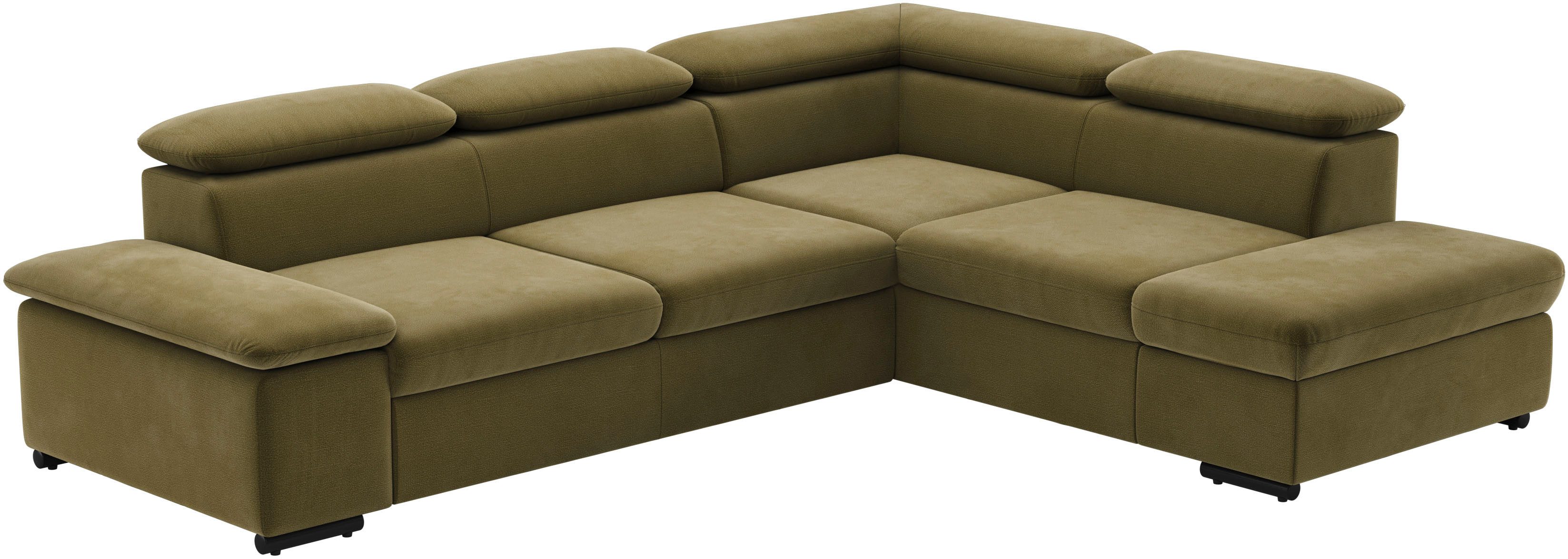 sit&more Hoekbank Alcudia L-vorm met armverstelling, optionele hoofdeindverstelling en bedfunctie