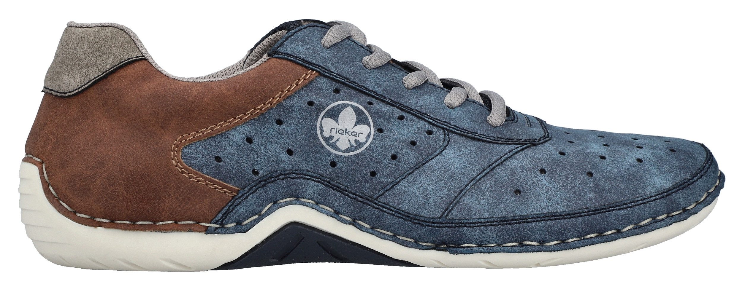 Rieker Sneakers , veterschoen, lage schoen, vrijetijdsschoen met memosoft binnenzool