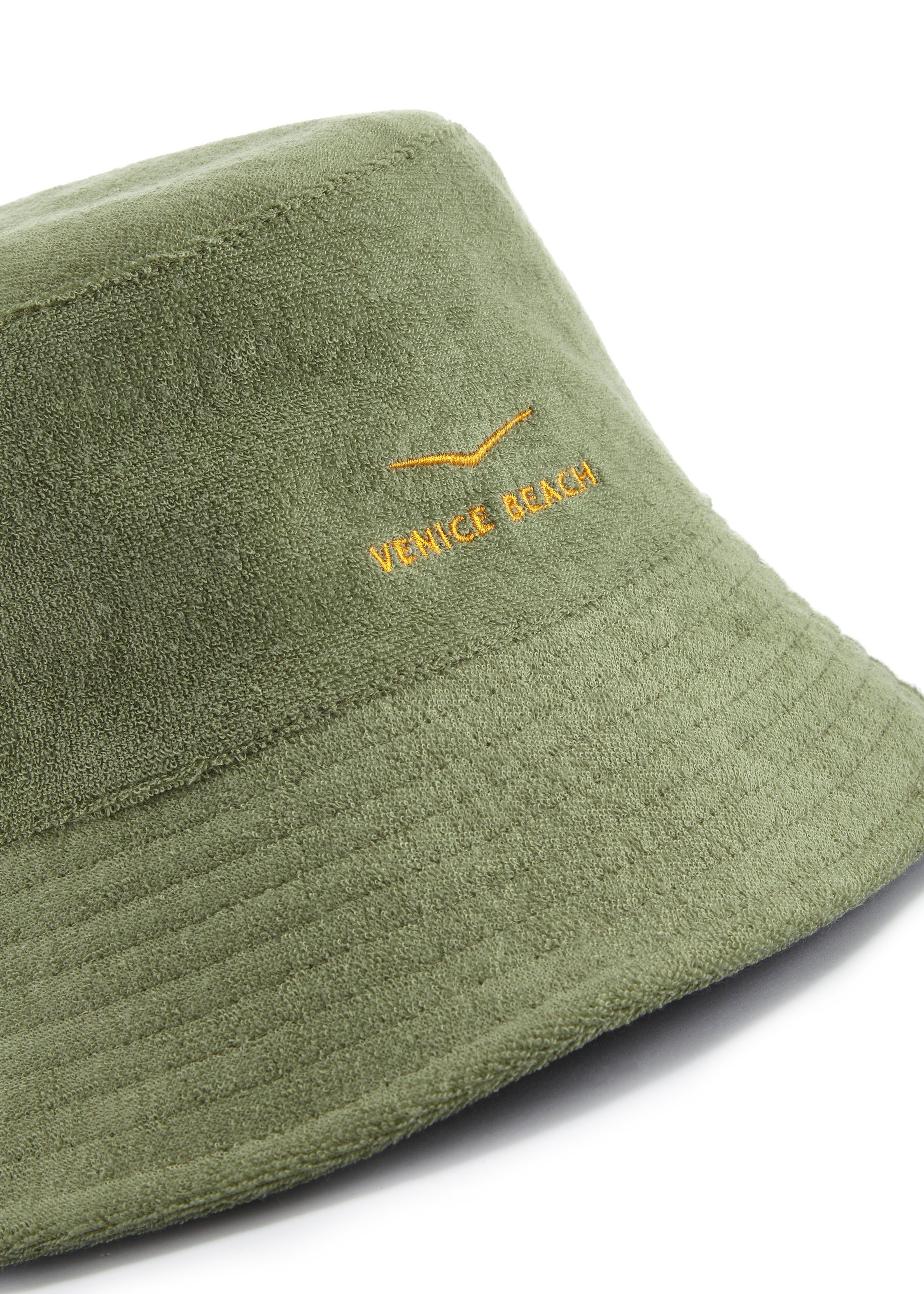Venice Beach Vissershoed Bucket Hat Zomerhoed, hoofddeksel van frotté