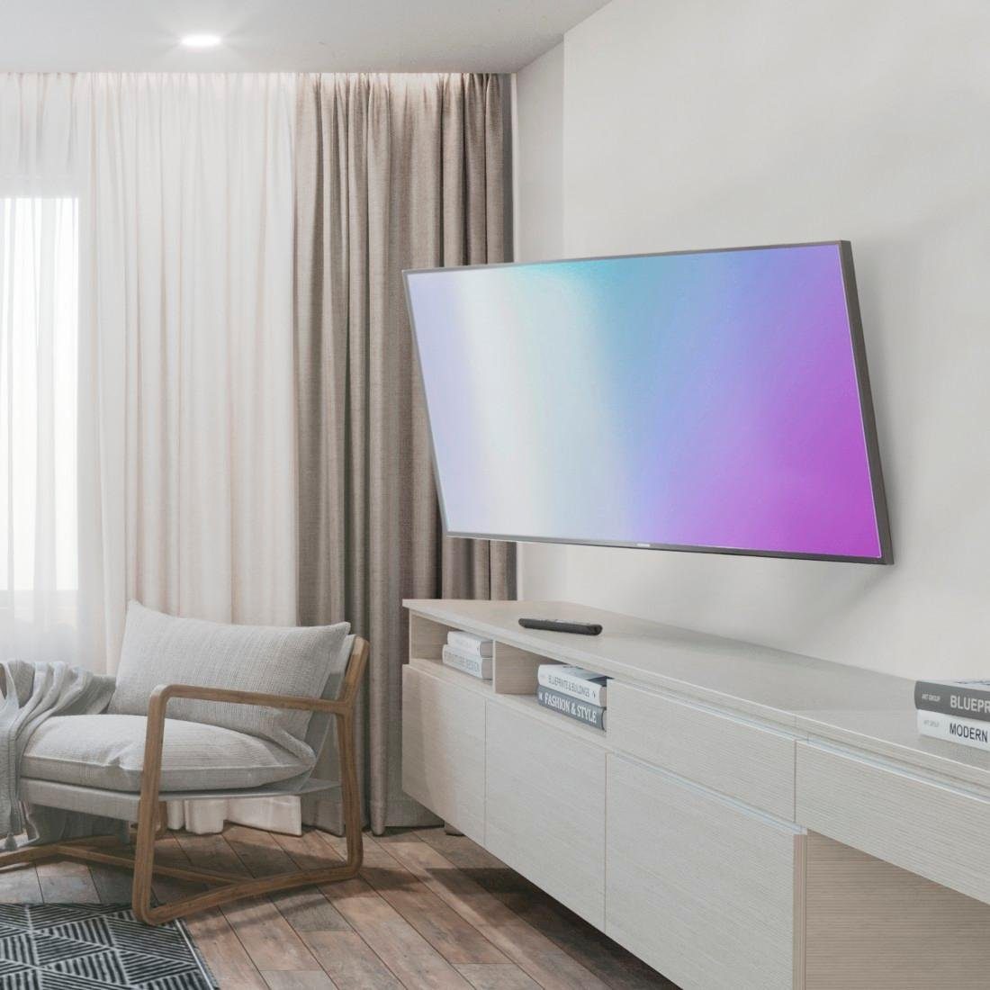 Hama Tv-wandhouder OLED, kantelbaar, volledig beweeglijk, 37-90", 43", 50", 55", 65", 75"