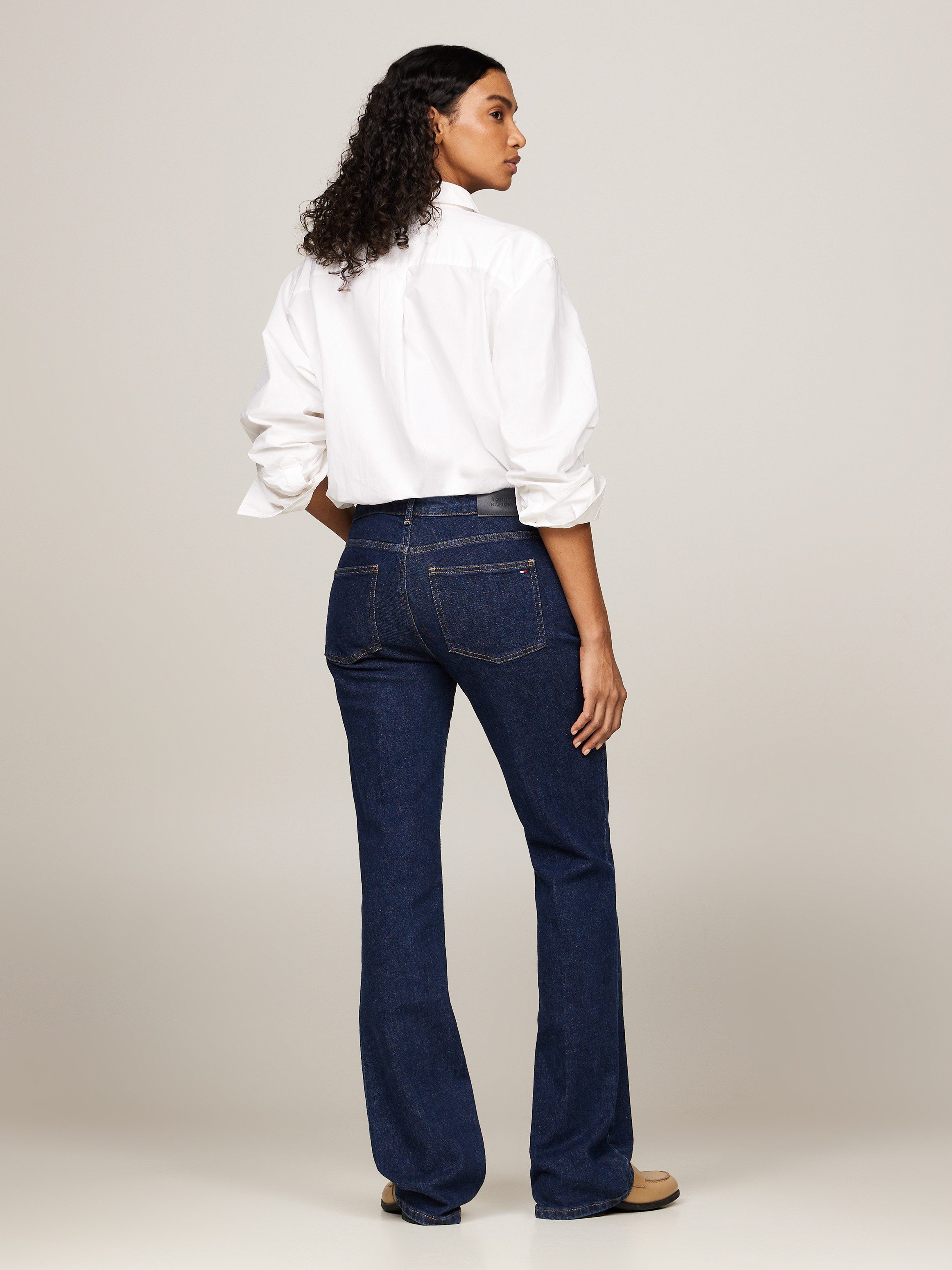 Tommy Hilfiger Bootcut jeans BOOTCUT RW CLER met logo-badge