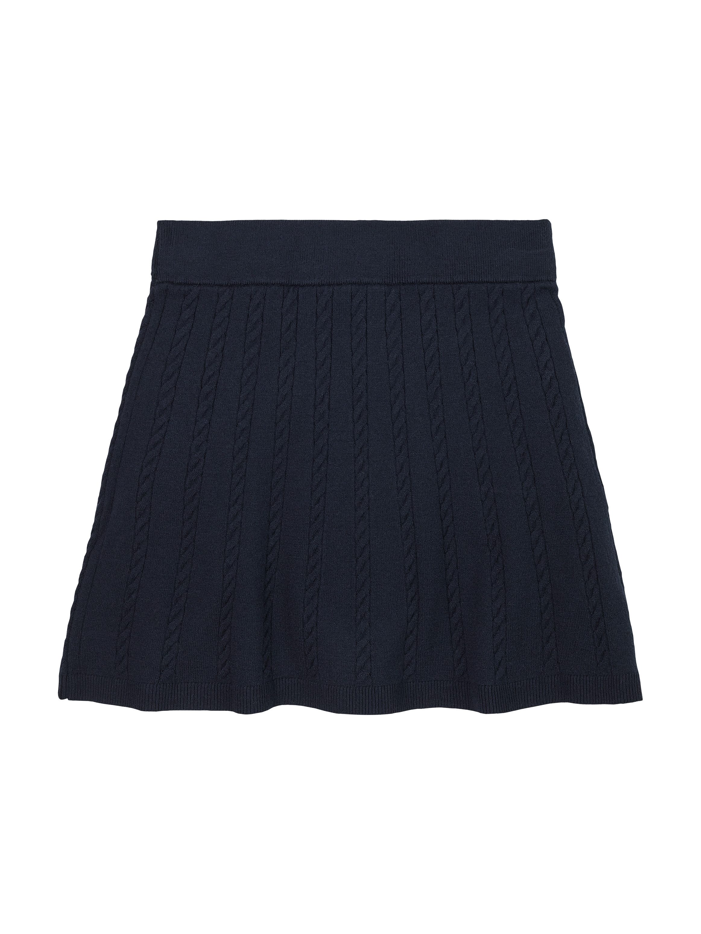 Tommy Hilfiger Gebreide rok MINI CABLE SKIRT met klein kabelpatroon