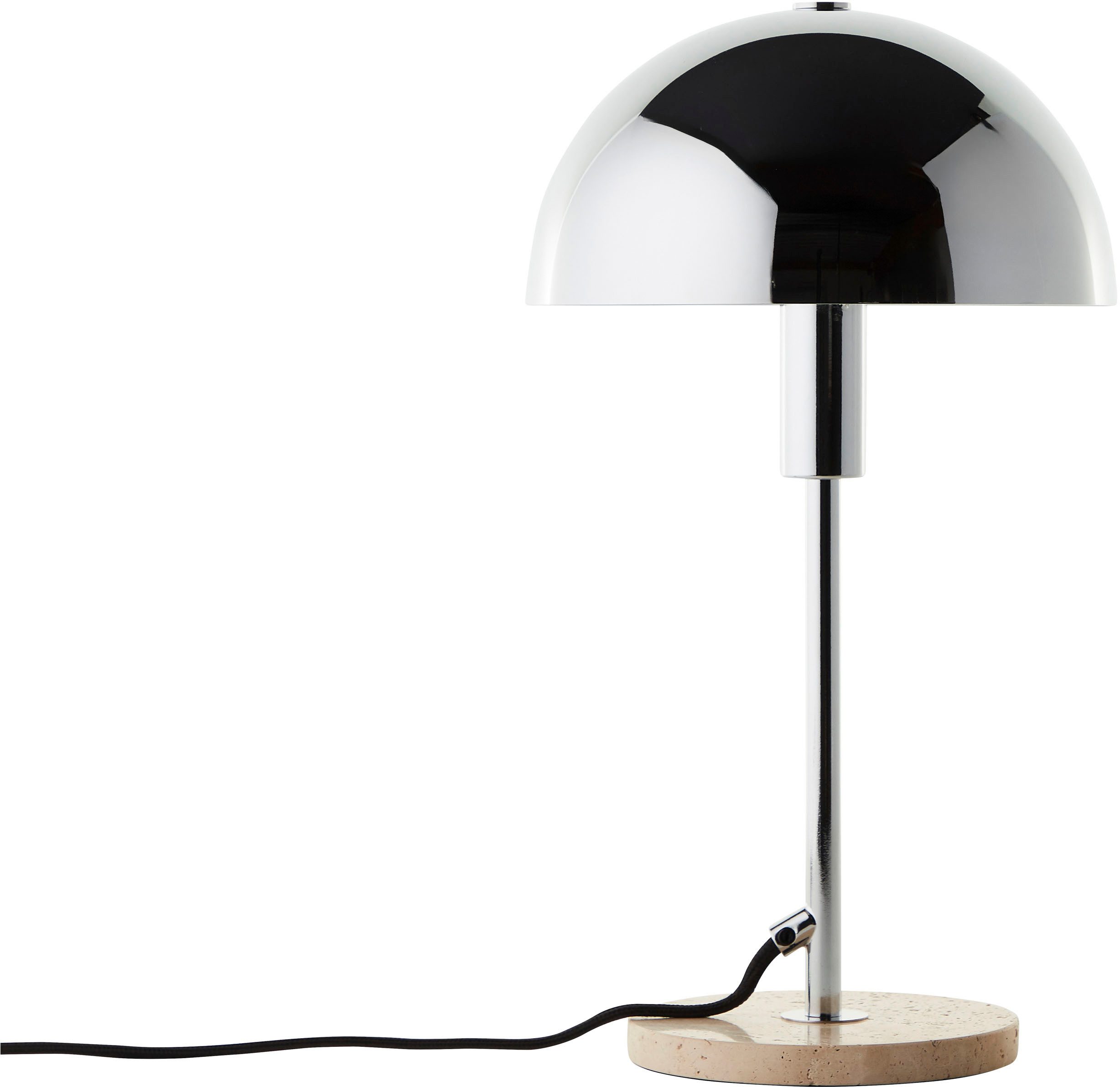 LeGer Home by Lena Gercke Tafellamp Linnea paddenstoel lamp - travertijn steenvoet Paddenstoel lamp, tafellamp, hoogte 35,5 cm, natuursteen, paddenstoellamp (1 stuk)