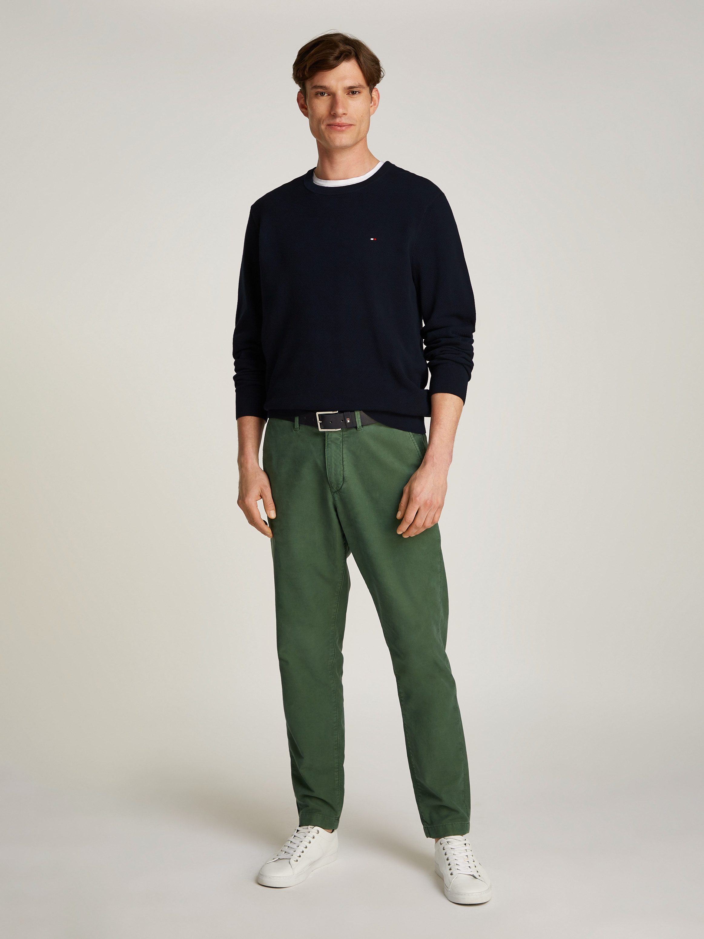 Tommy Hilfiger Trui met ronde hals ESSENTIAL STRUCTURE CREW NECK