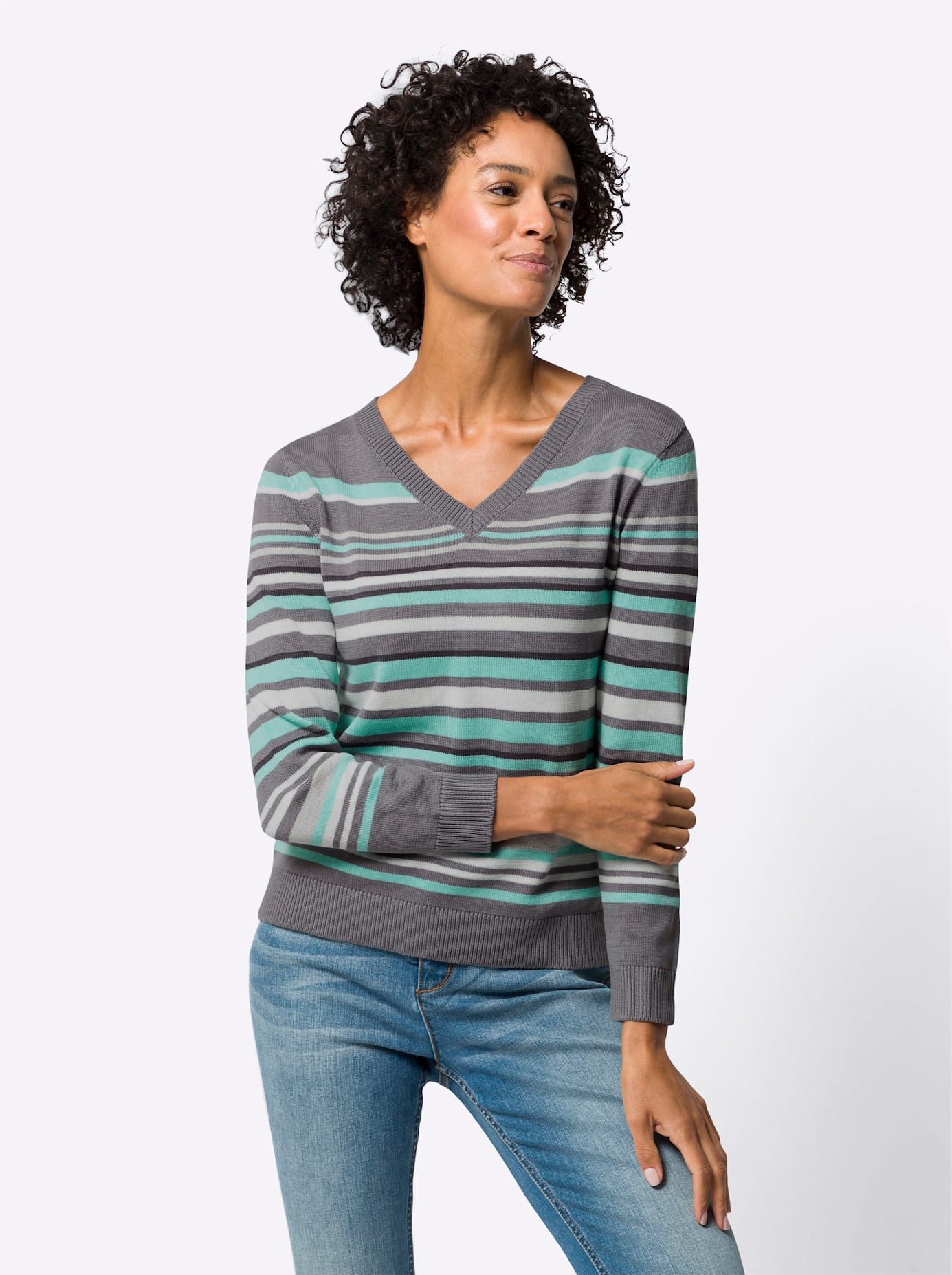 Classic Basics Trui met V-hals