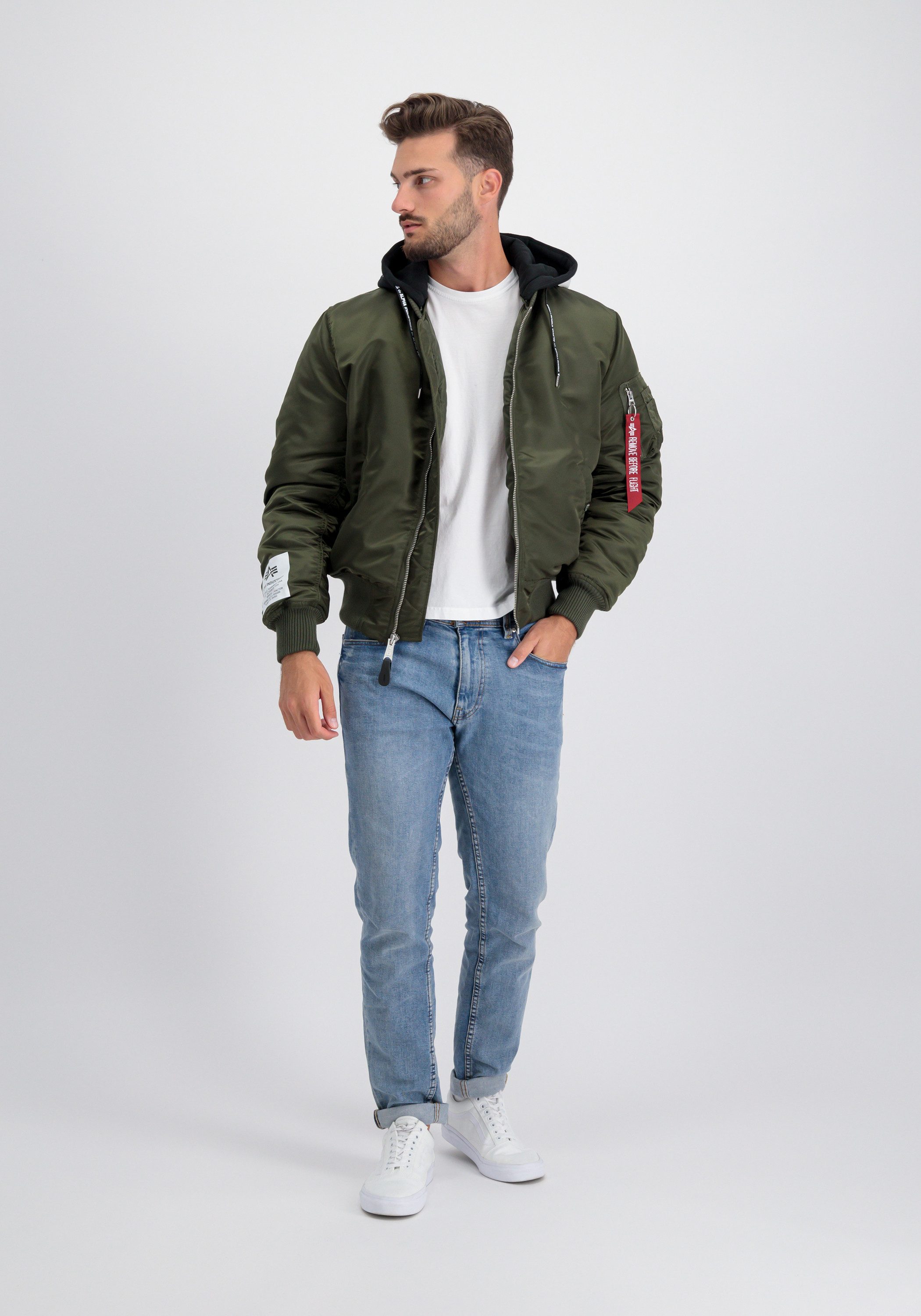 Alpha Industries Bomberjack Alpha Industries Men - Bomber Jackets MA-1 Zip Hood Print