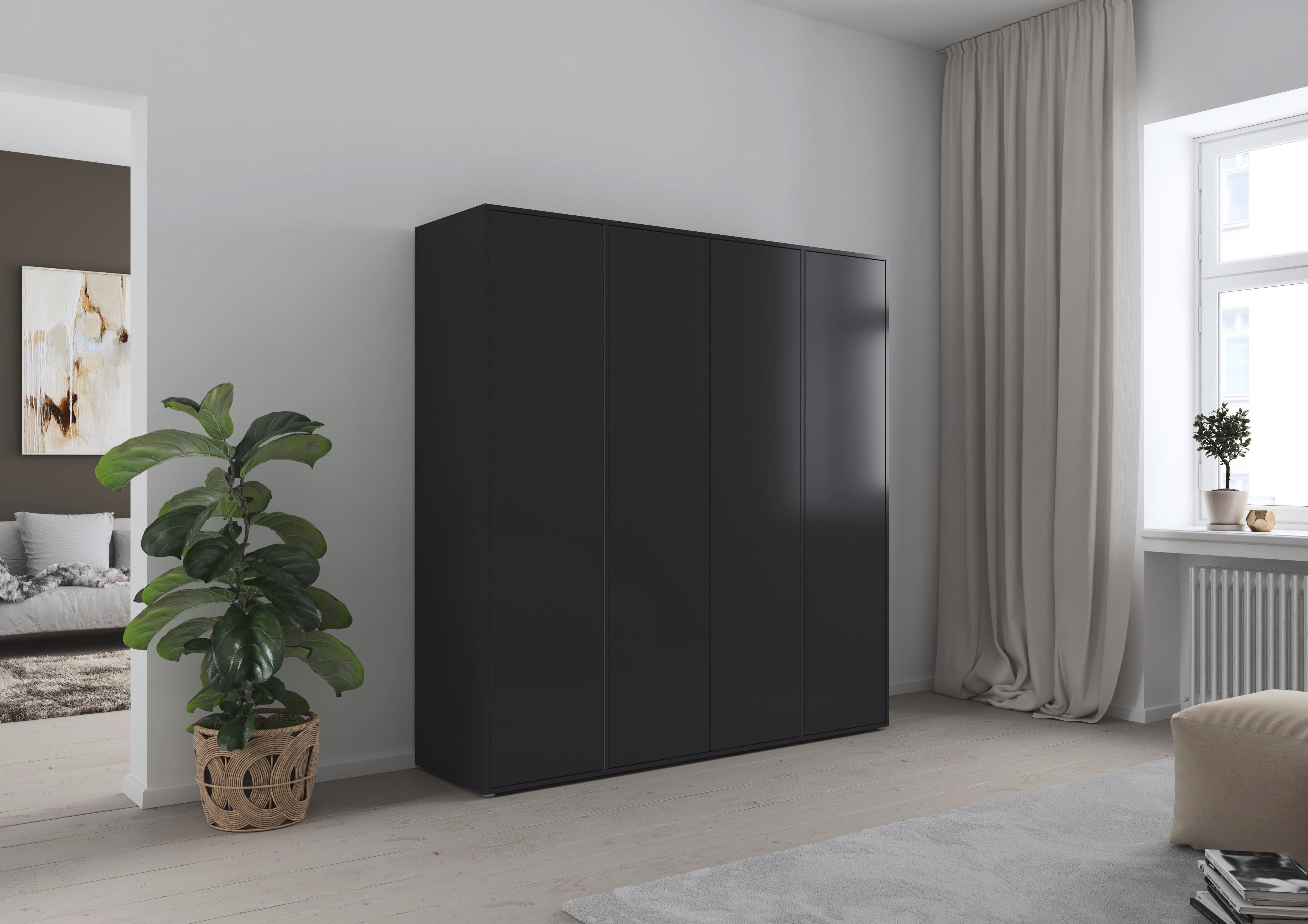 rauch Draaideurkast Kledingkast Kast Garderobe Wasmand NABILA veel Opbergruimte in 2 breedtes met push-to-open functie bestseller made in germany