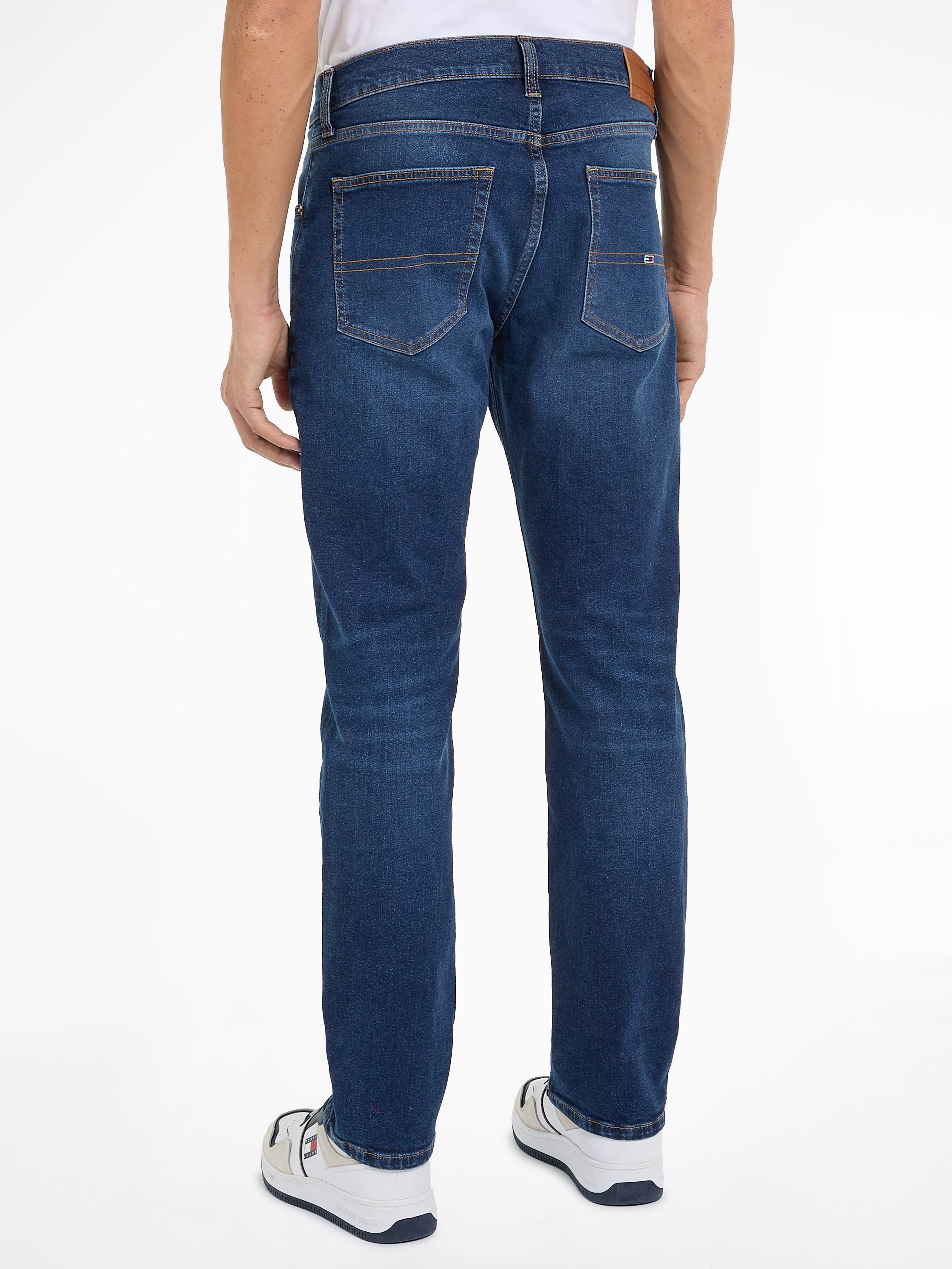 TOMMY JEANS Regular fit jeans RYAN RGLR STRGHT met gestempeld logo