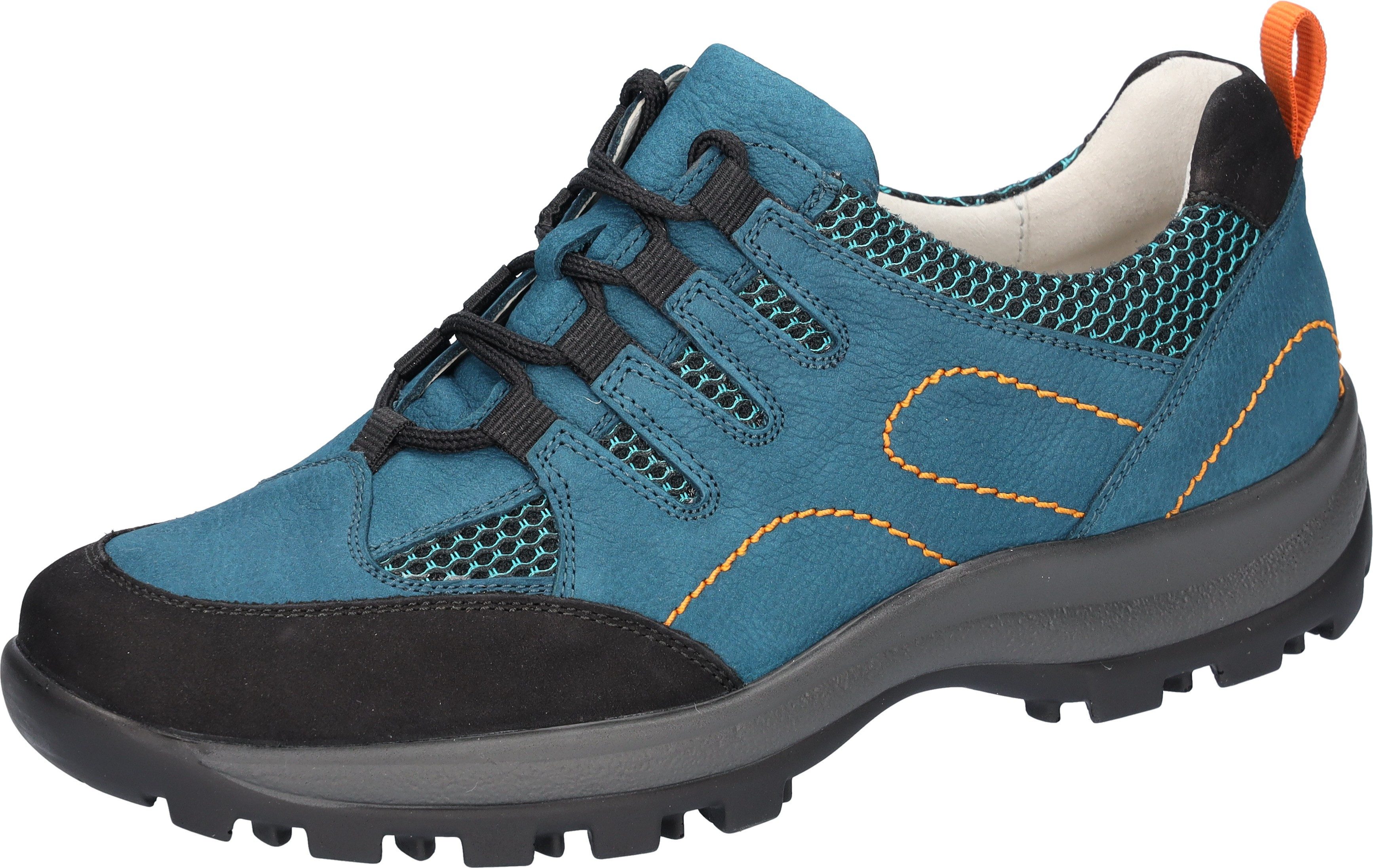 Waldläufer Veterschoenen Holly , vrijetijdsschoen, lage schoen, outdoorschoen met profielzool, h-breedte