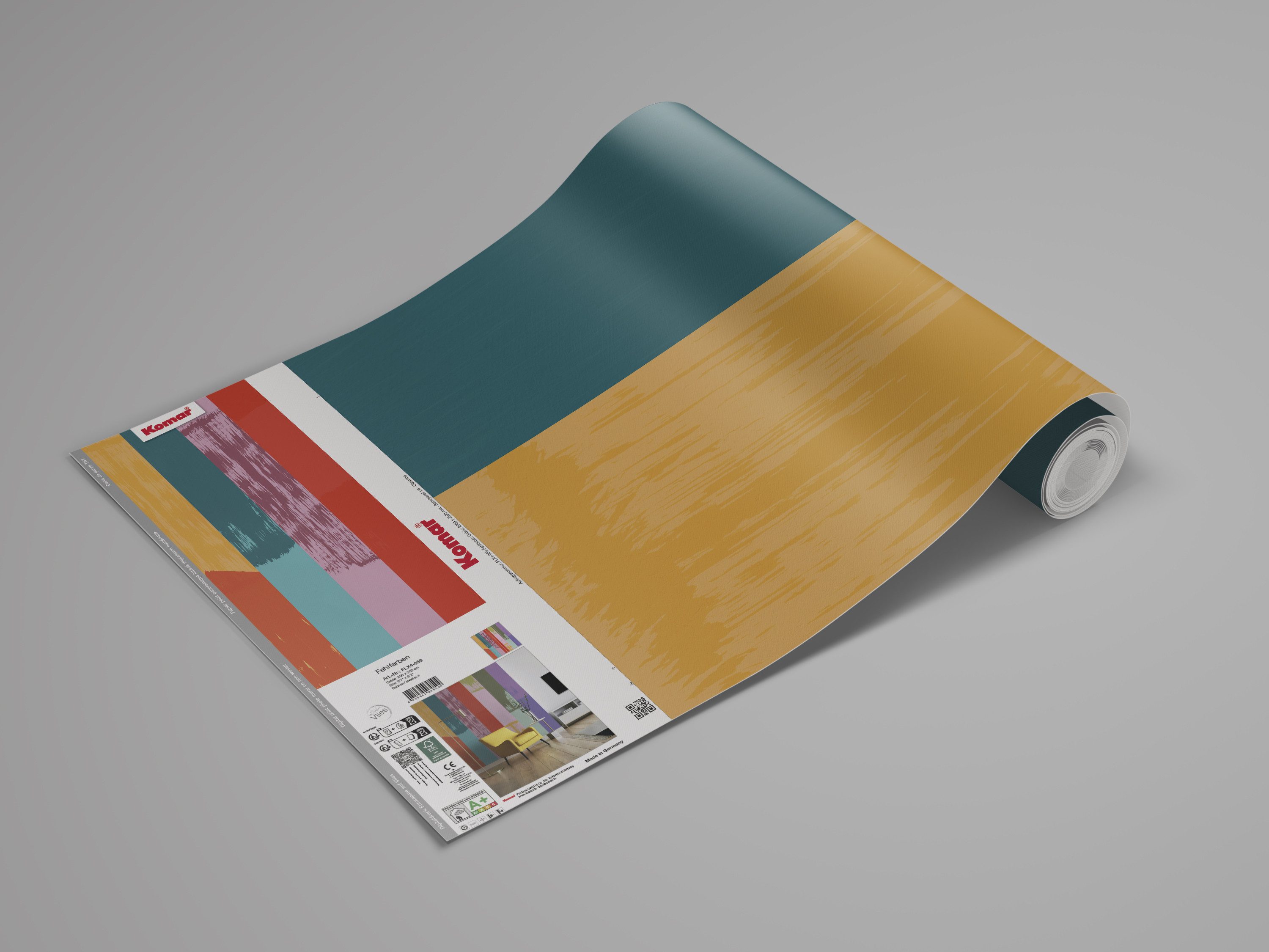 Komar Fotobehang Komar vlies fotobehang - Foutkleuren - maat 200 x 250 cm (set)
