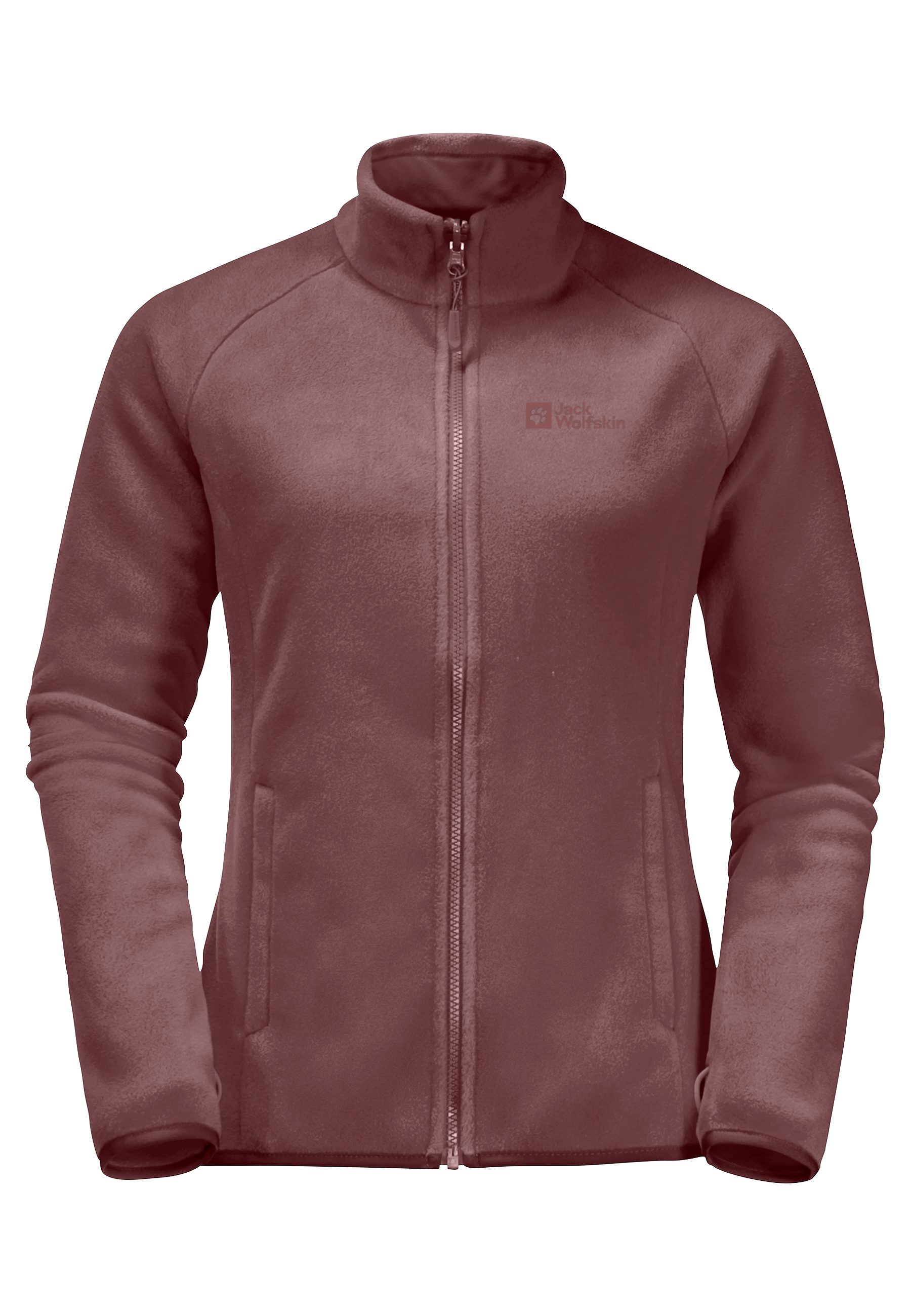 Jack Wolfskin Fleecejack MOONRISE FZ W met korte systeemrits voor wandelingen
