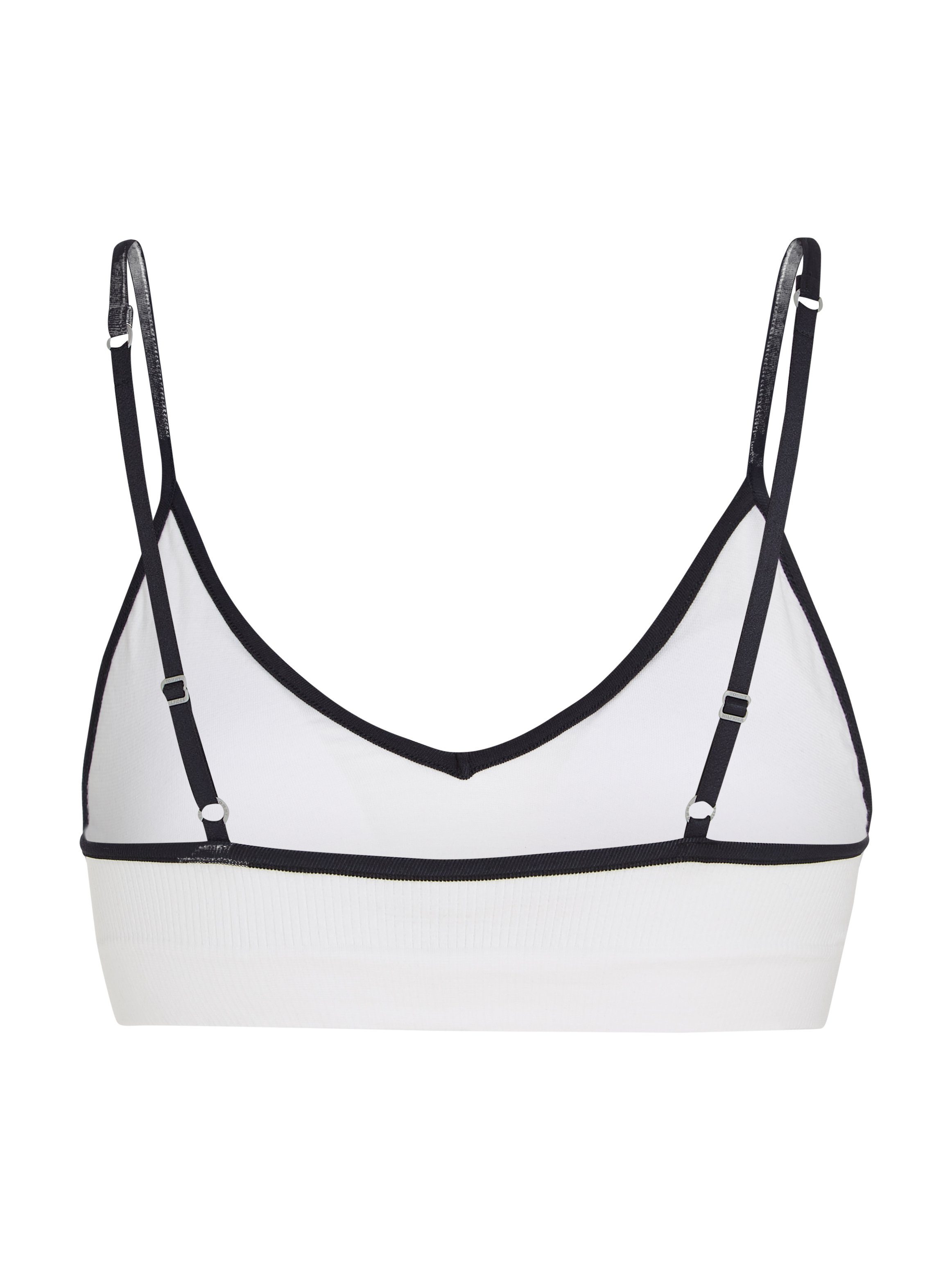 Tommy Hilfiger Underwear Bralette-bh TRIANGLE RP met verstelbare bandjes, ribstof, logo-inscriptie